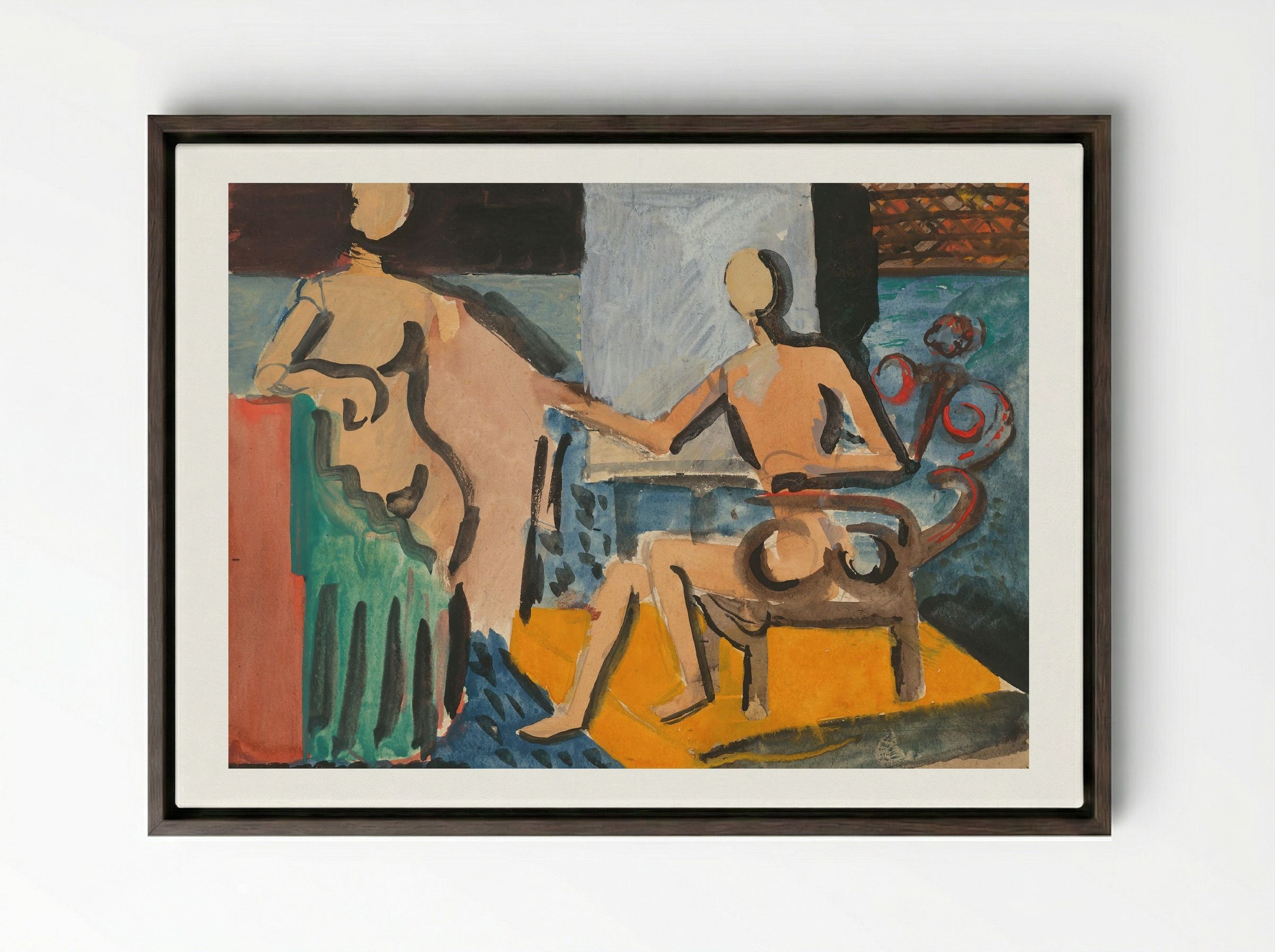 Atelier - Cyprián Majerník - Framed Canvas Dark Wood