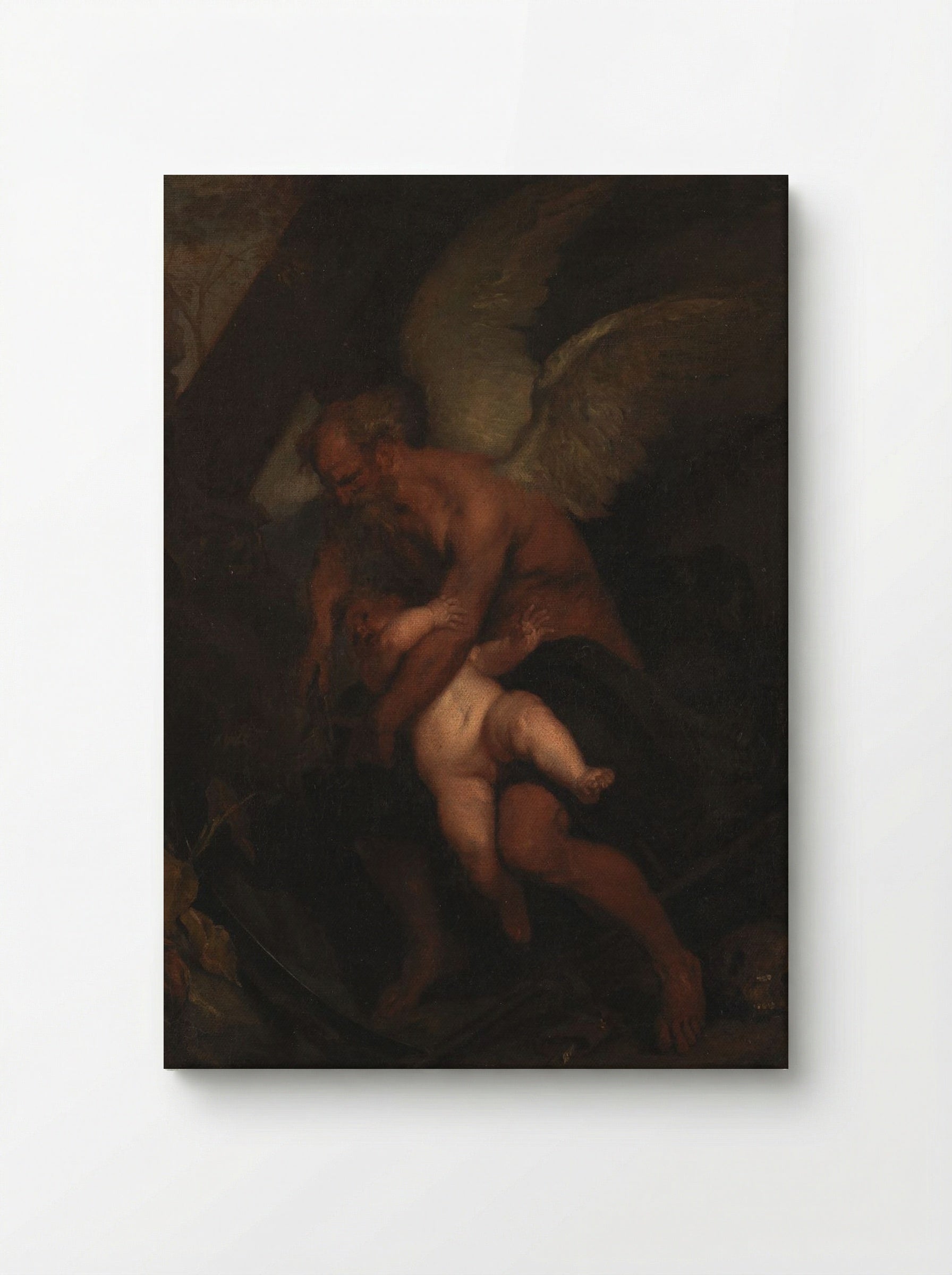 The Time that Clips Cupid's Wings - Caspar Netscher - Canvas