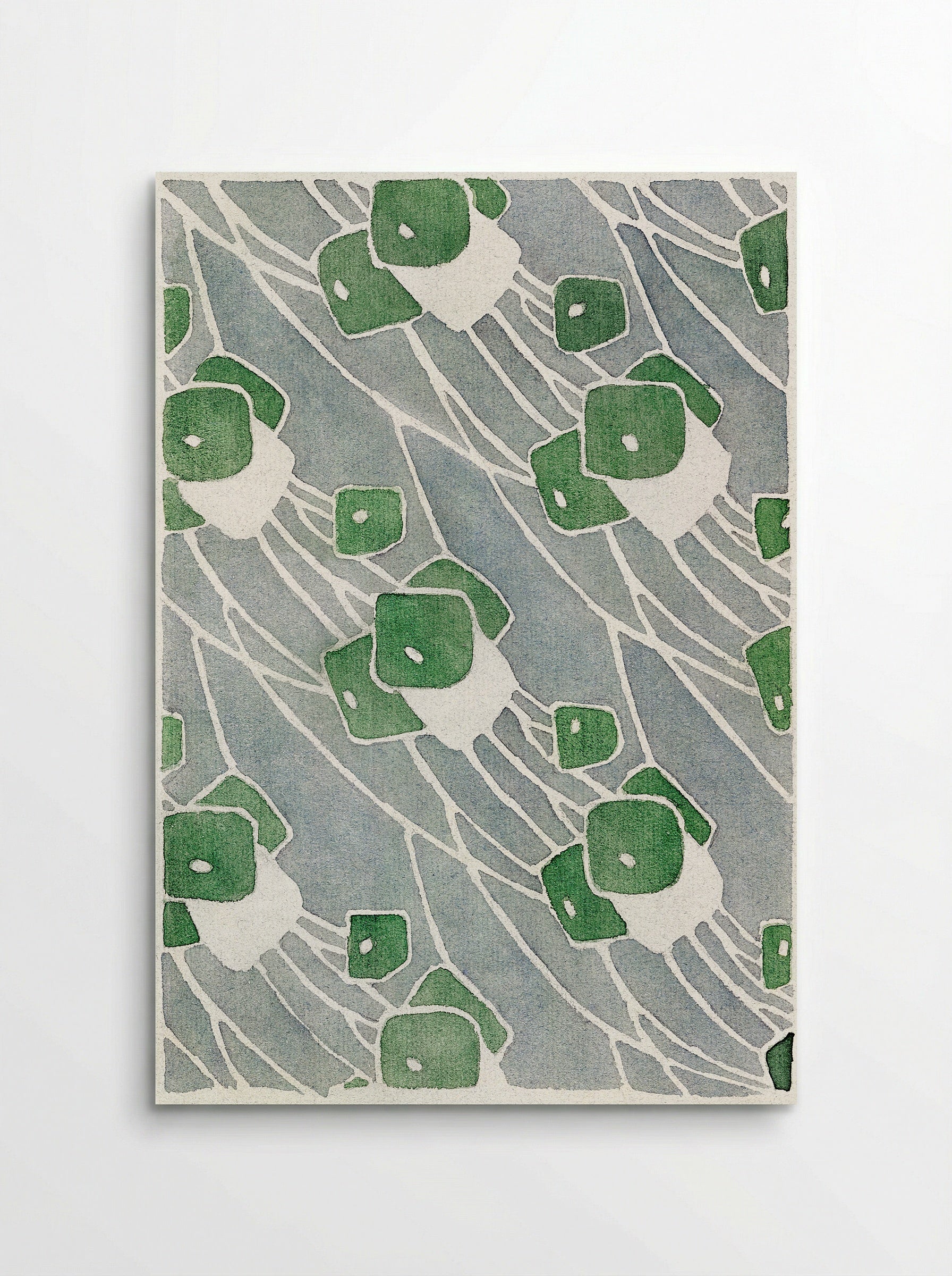 Green Geometric (1915) - Hannah Borger Overbeck - Poster