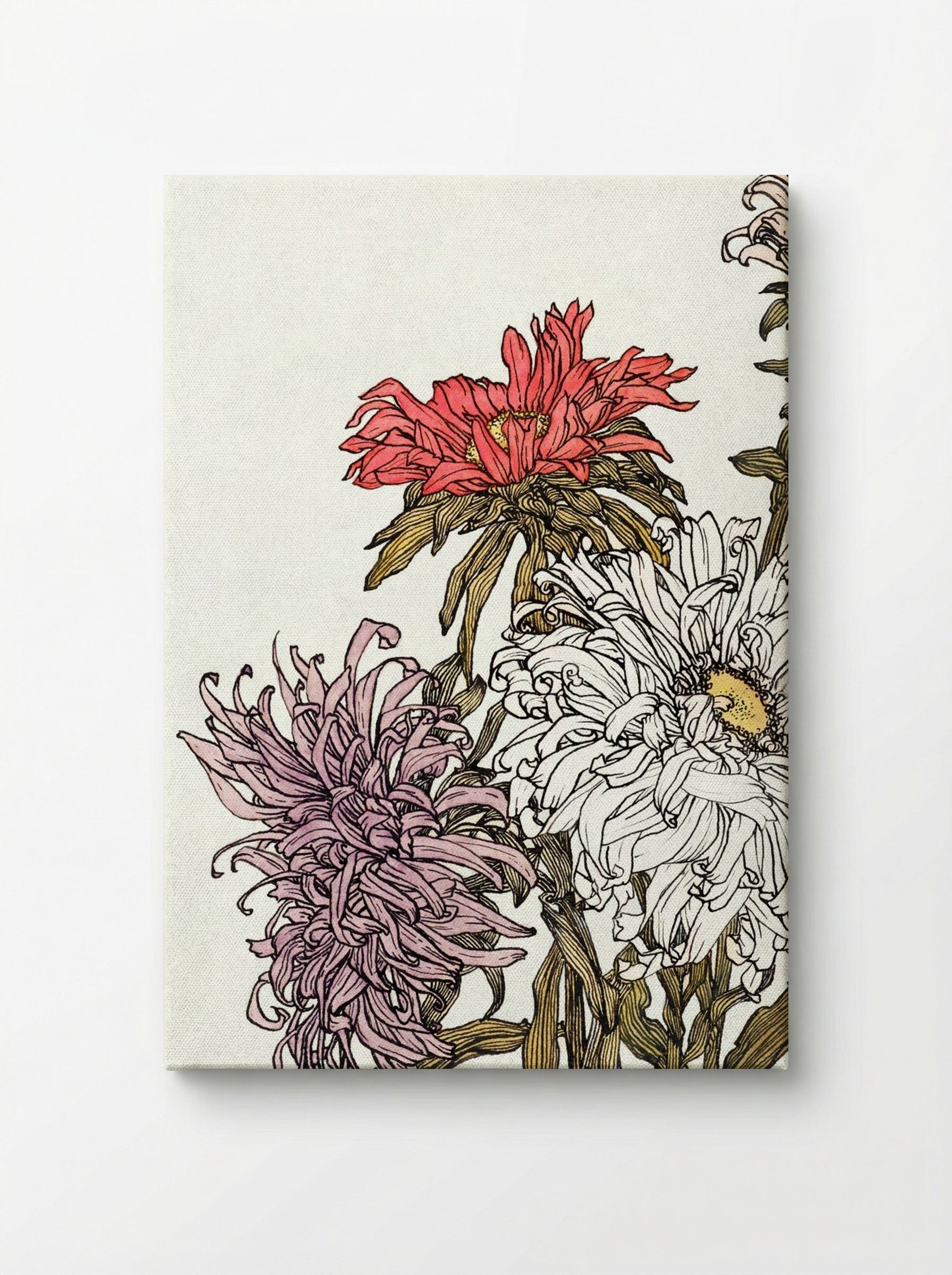Chrysanthemums - Julie de Graag - Canvas