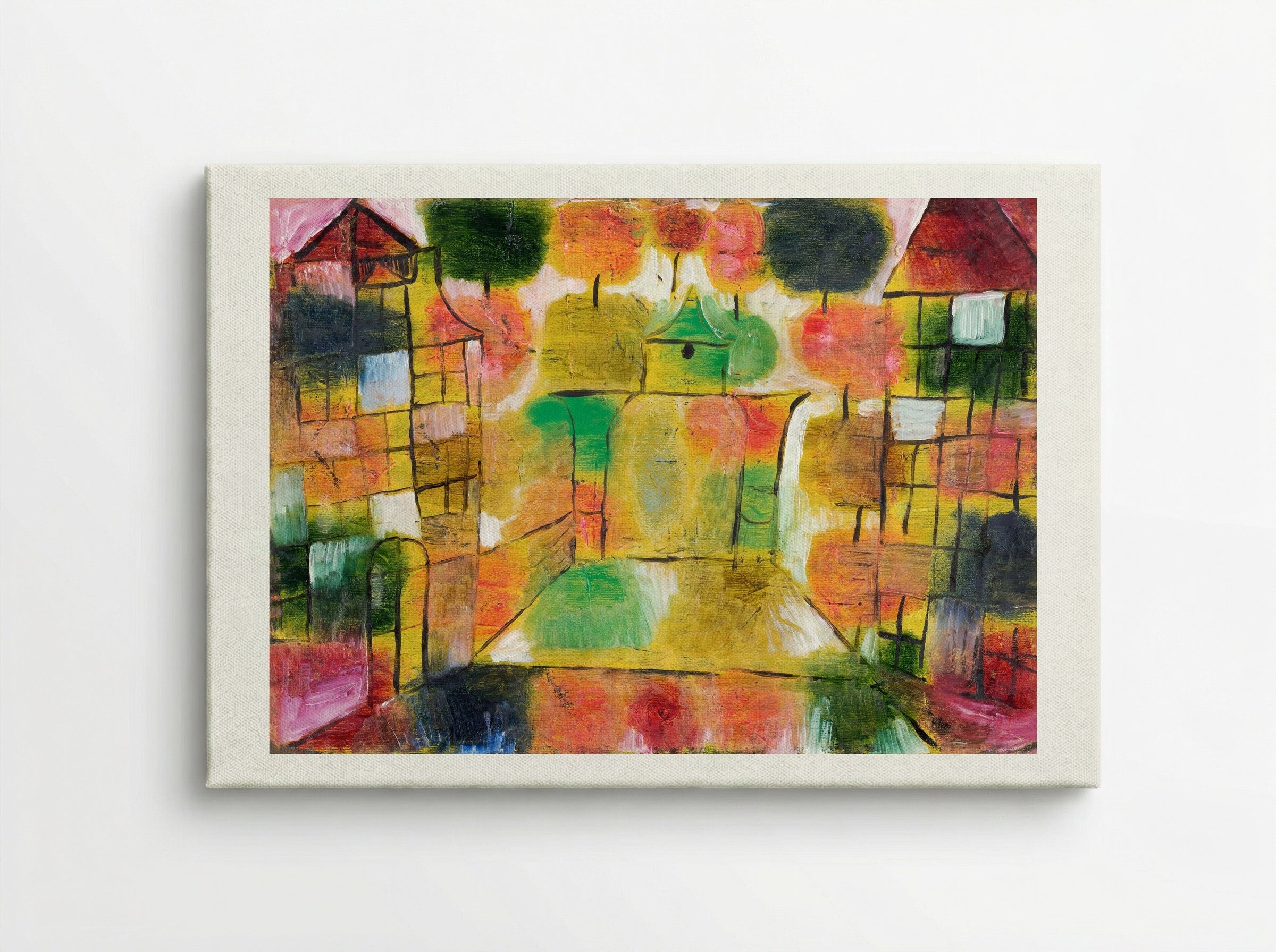 Tree and Architecture, Rhythms - Paul Klee - Canvas