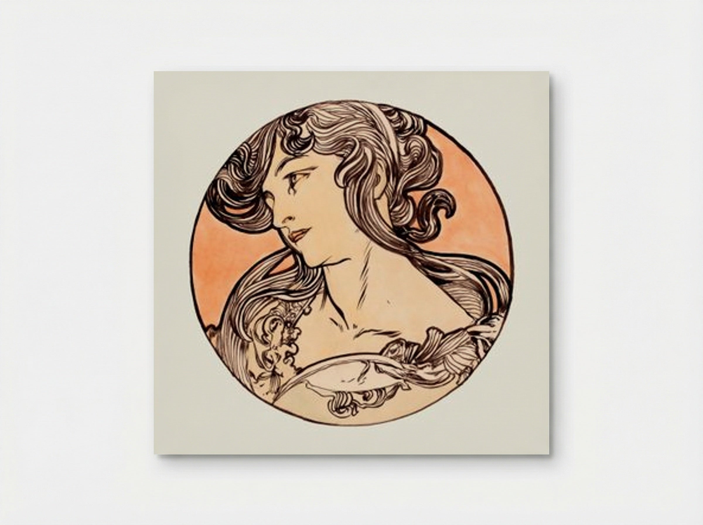 Stained Glass Window Design for Fouquet Boutique - Alphonse Mucha - Poster