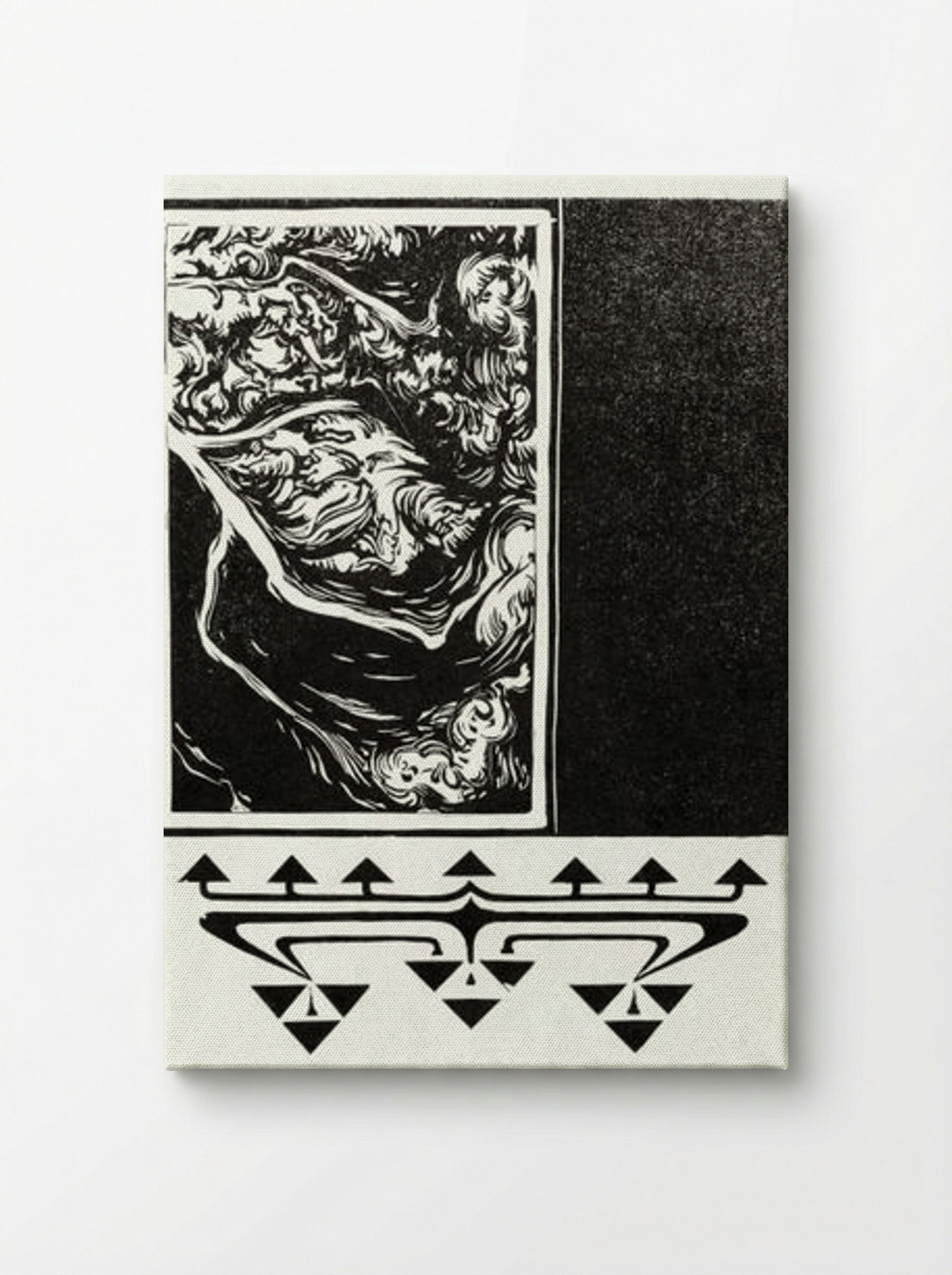 Woodcut Ornaments - Julie de Graag - Canvas