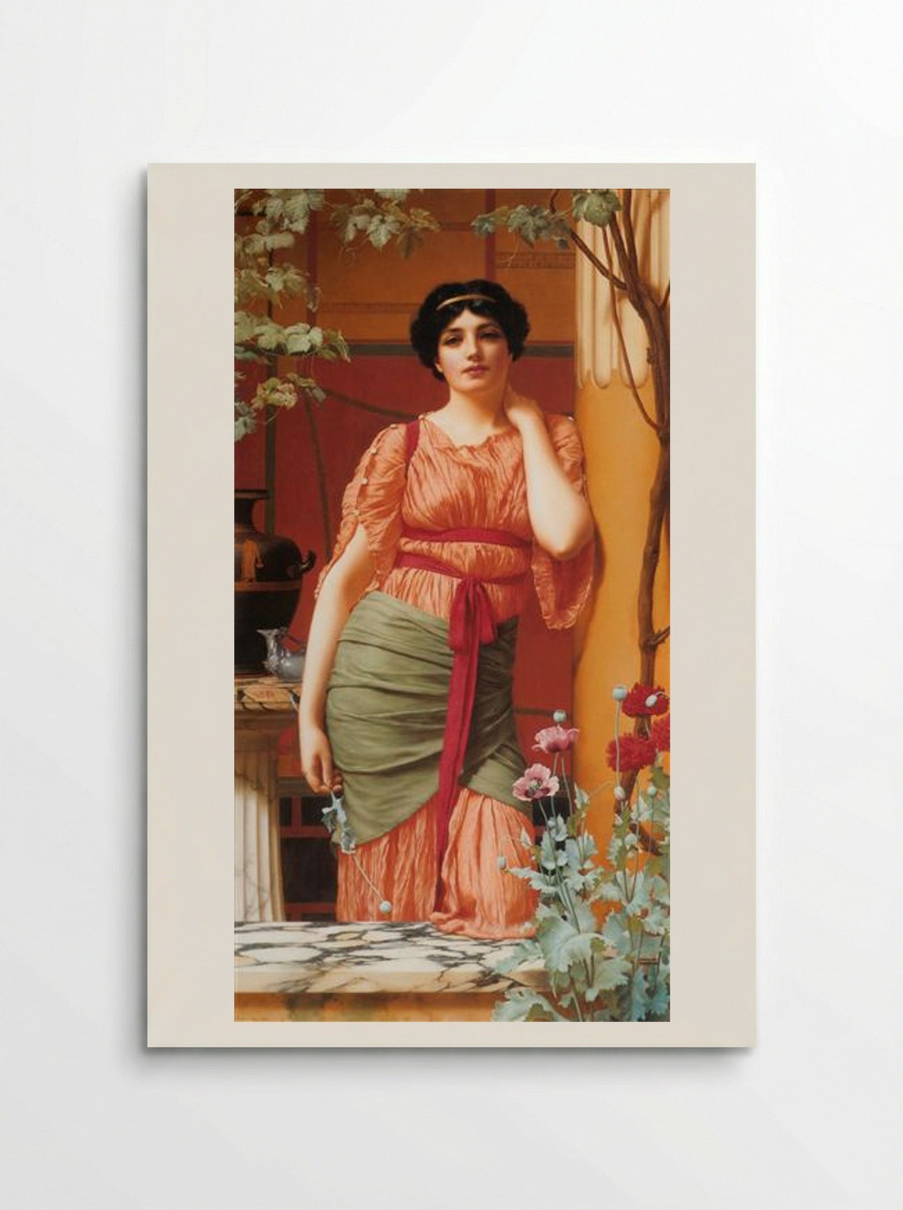 Nerissa - John William Godward - Poster