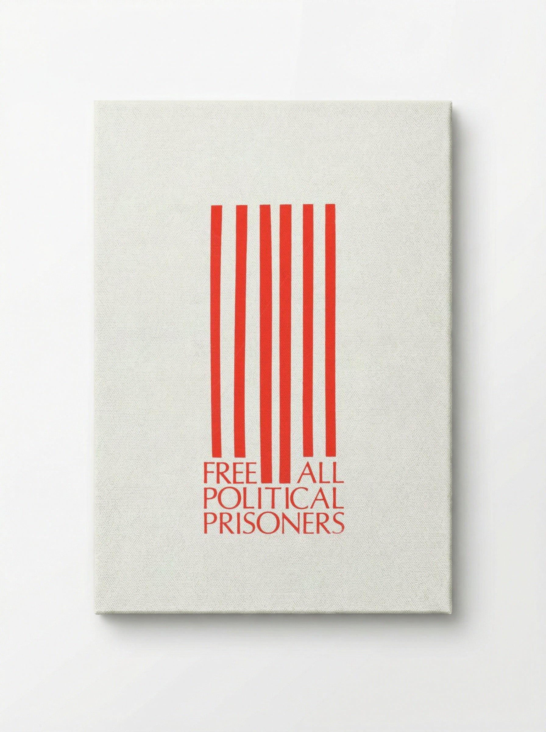 Free All Political Prisoners - Fine Art Print - Canvas