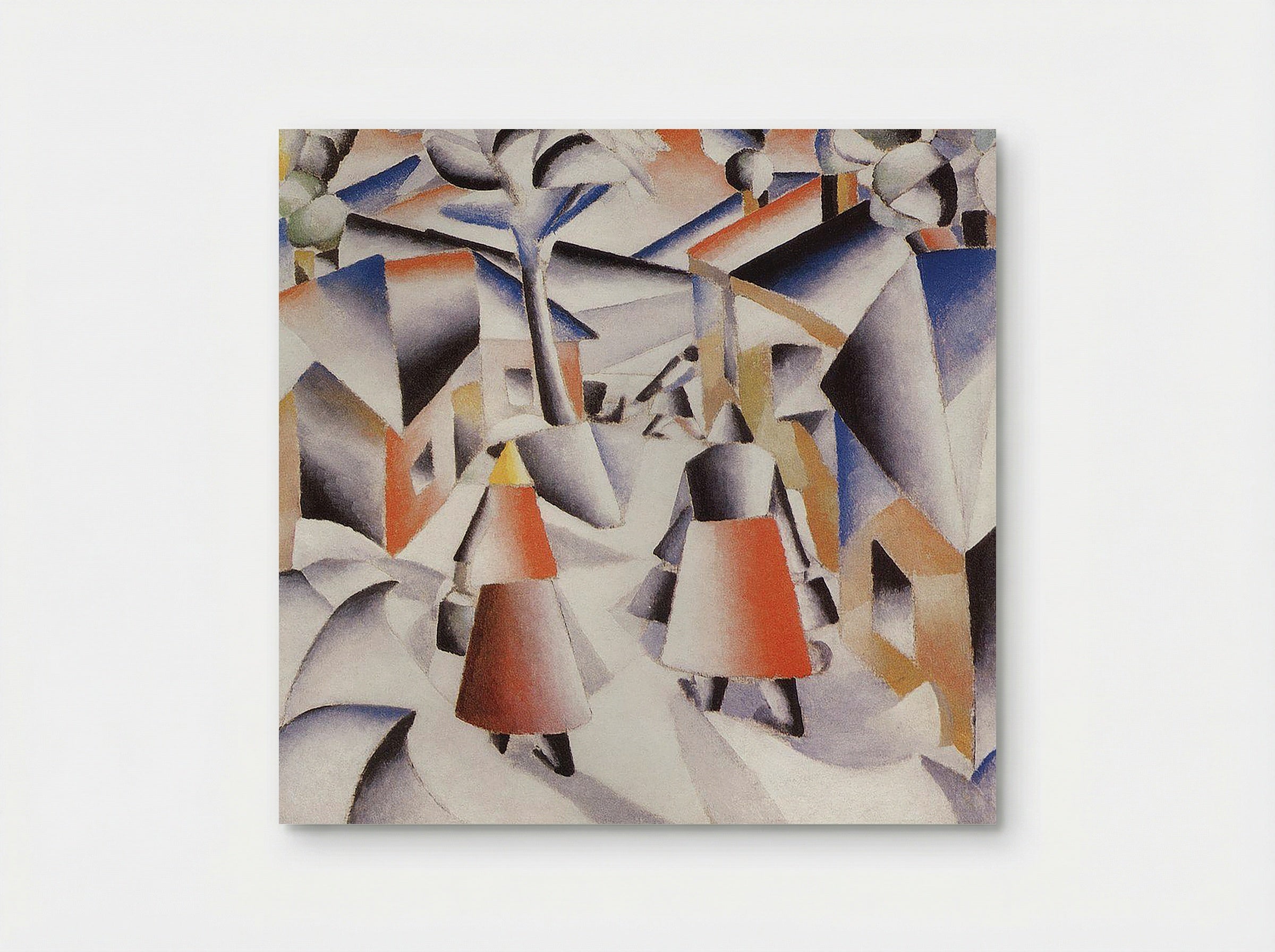 Morning in the Village after Snowstorm - Kazimir Malevich - Poster