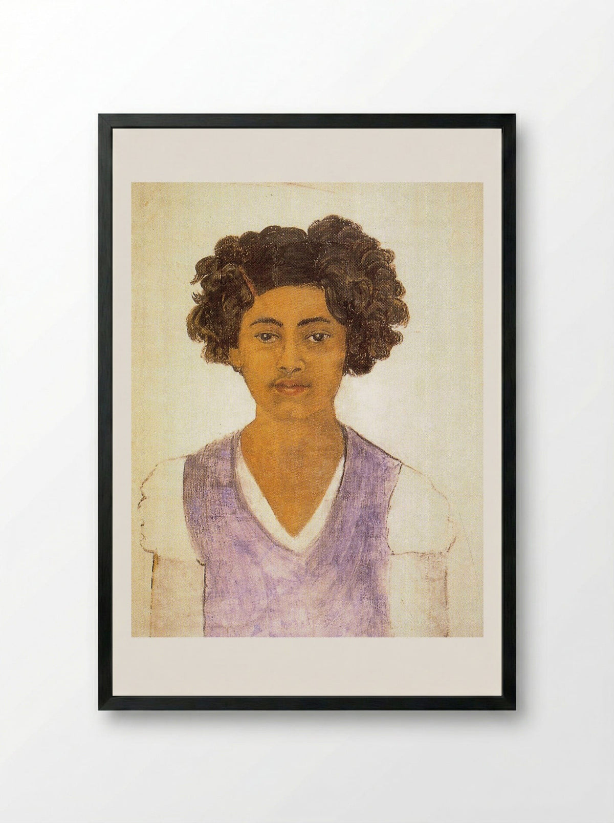 Self Portrait - Fine Art Print - Framed Print Black