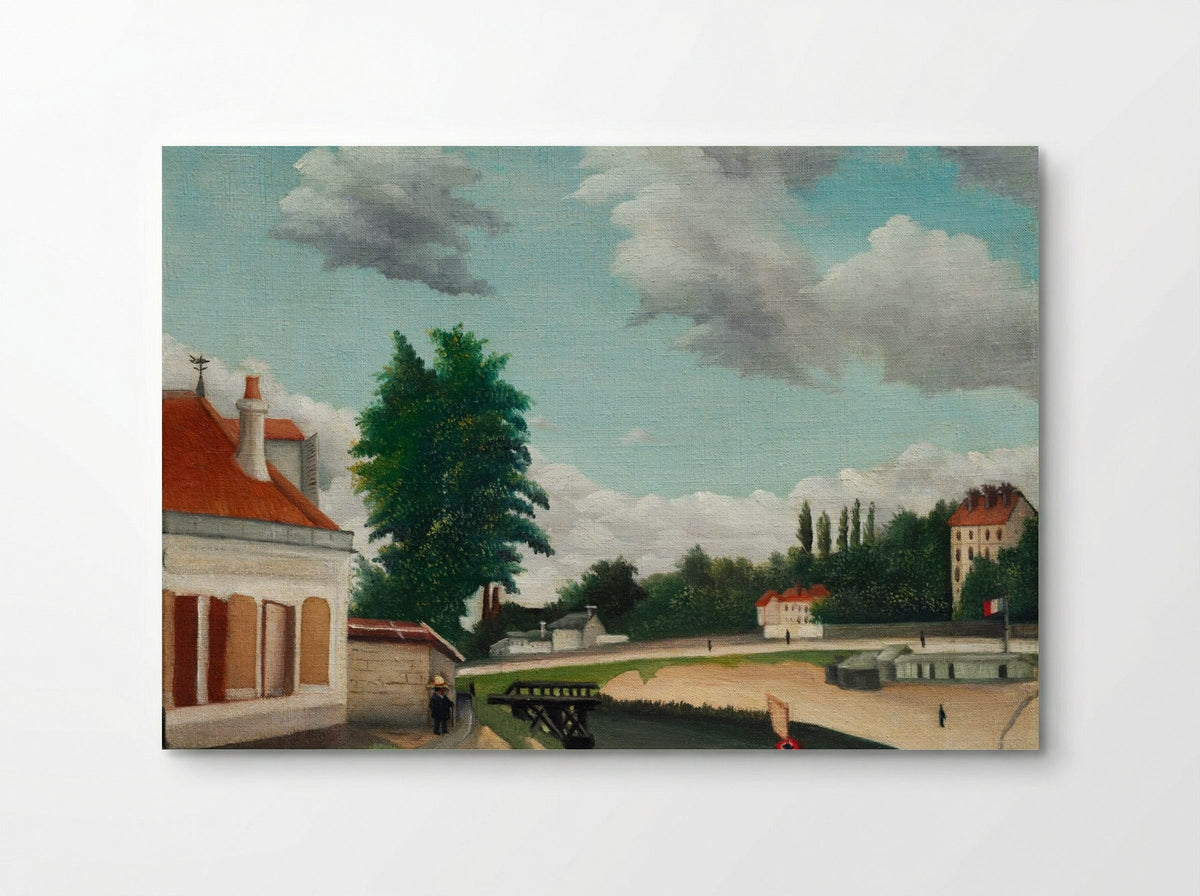 Outskirts of Paris - Henri Rousseau - Poster