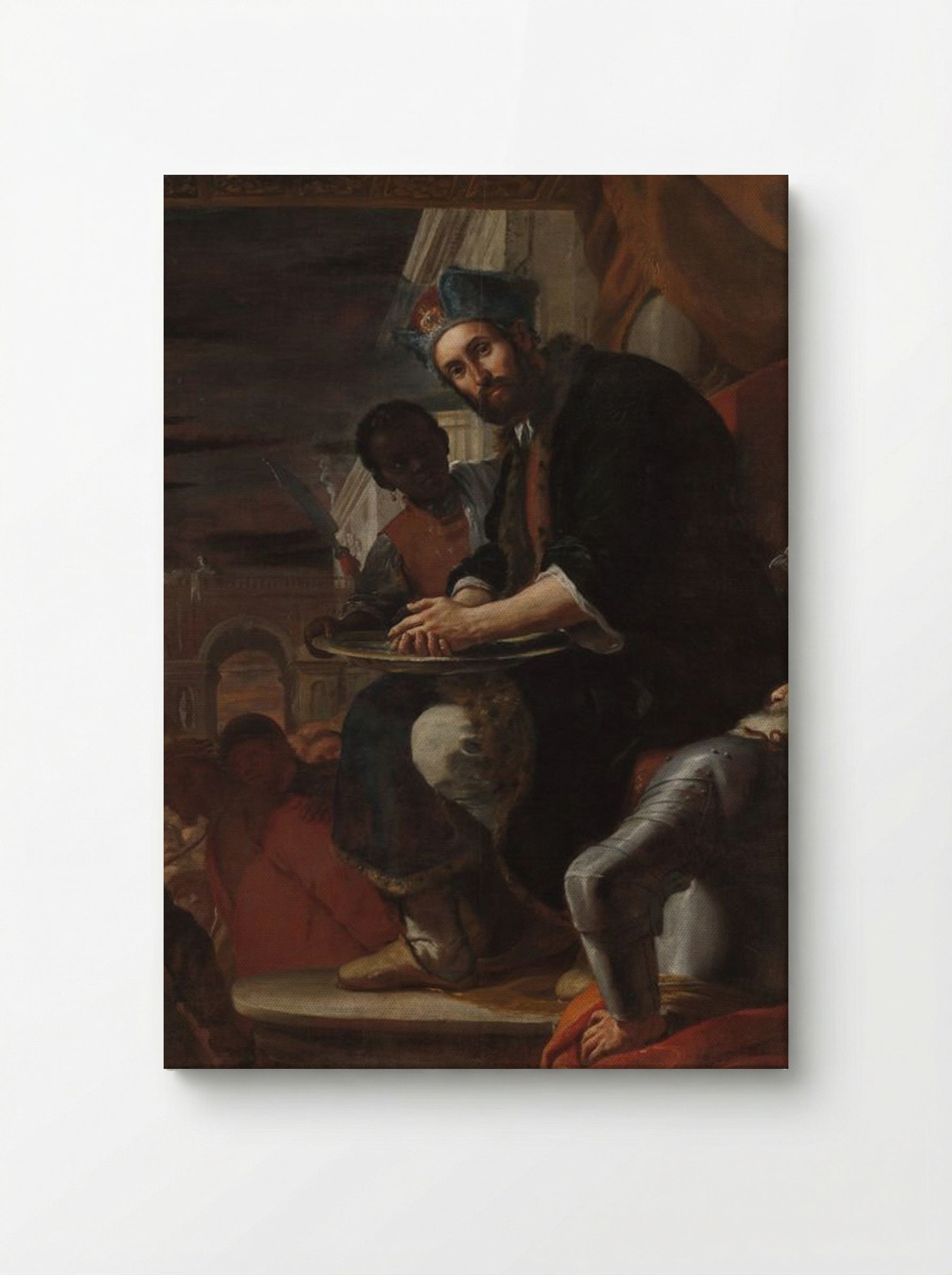 Pilate Washing His Hands - Mattia Preti - Canvas