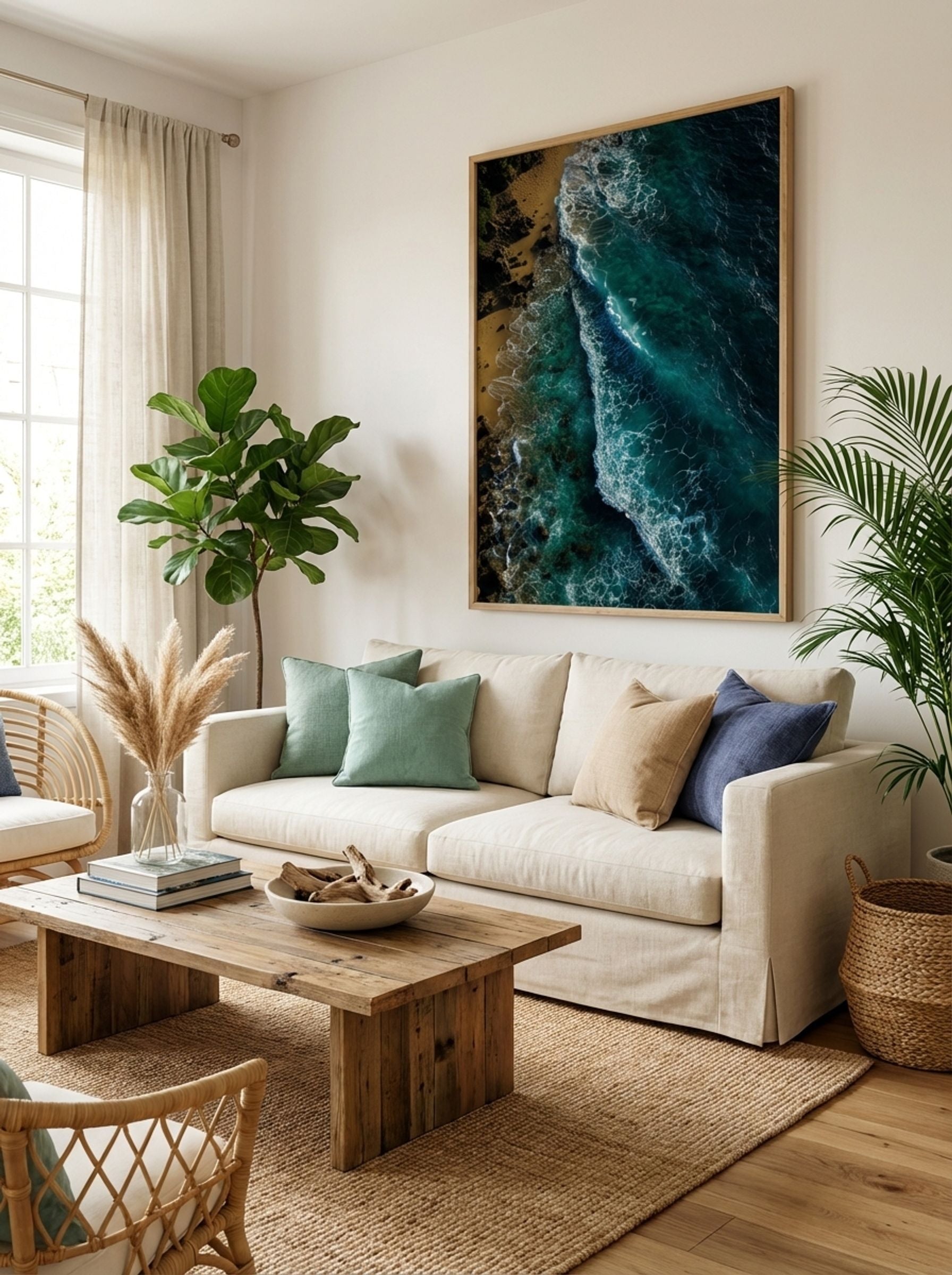 Aerial Shoreline Serenity - Lifestyle