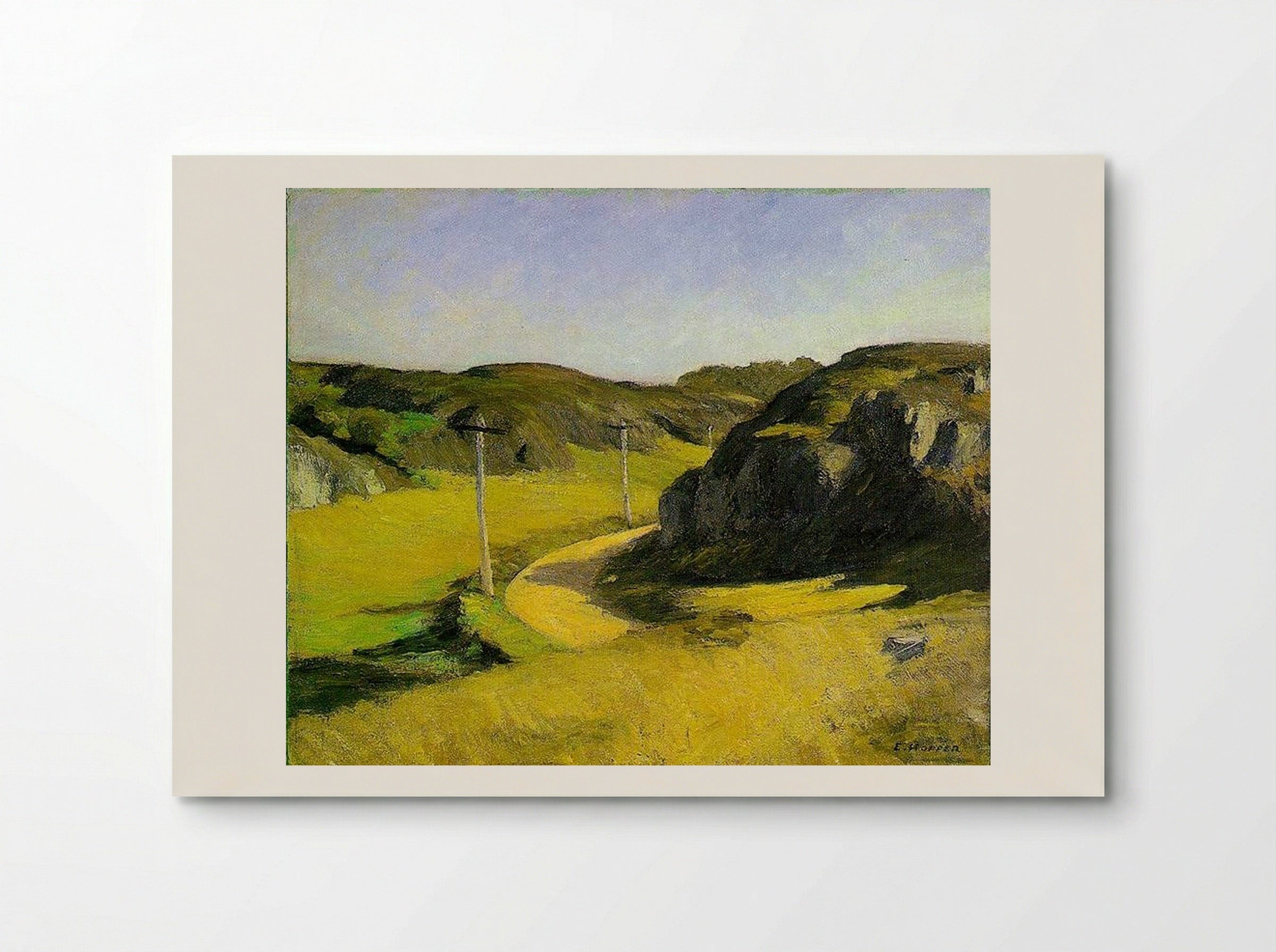 Road in Maine - Edward Hopper - Poster