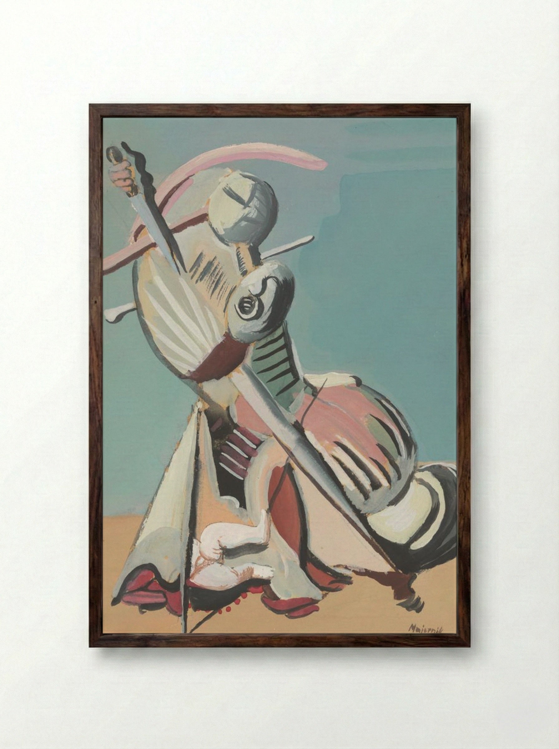 Massacre of the Innocents - Cyprián Majerník - Framed Print Dark Wood