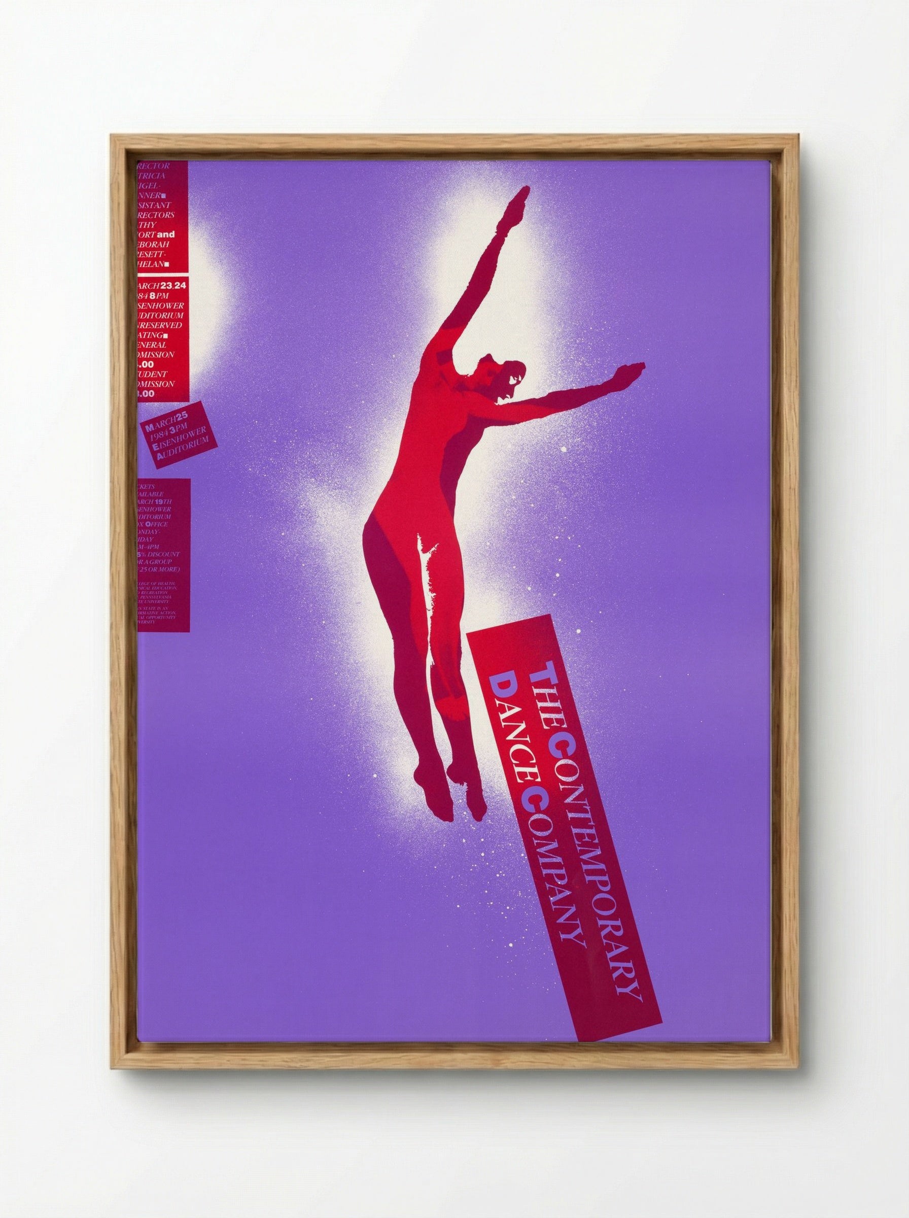 The Contemporary Dance Company - Lanny Sommese - Framed Canvas Wood