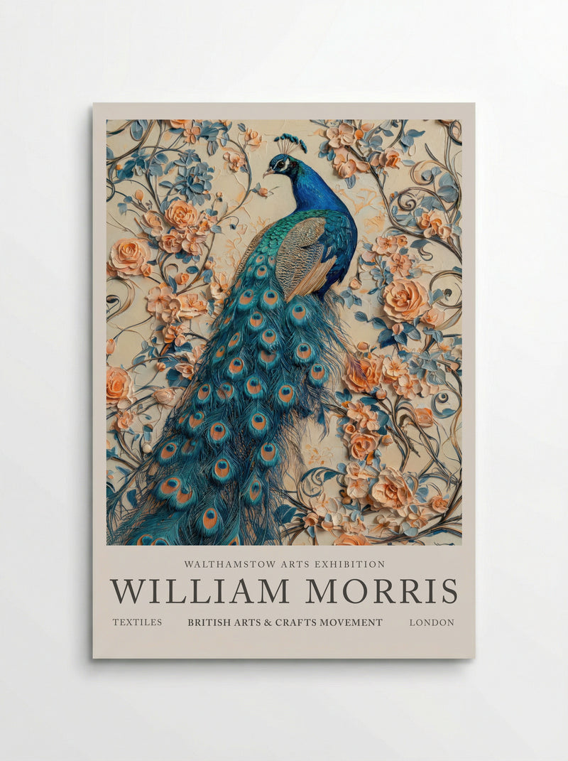 Peacock Splendor - William Morris - Poster