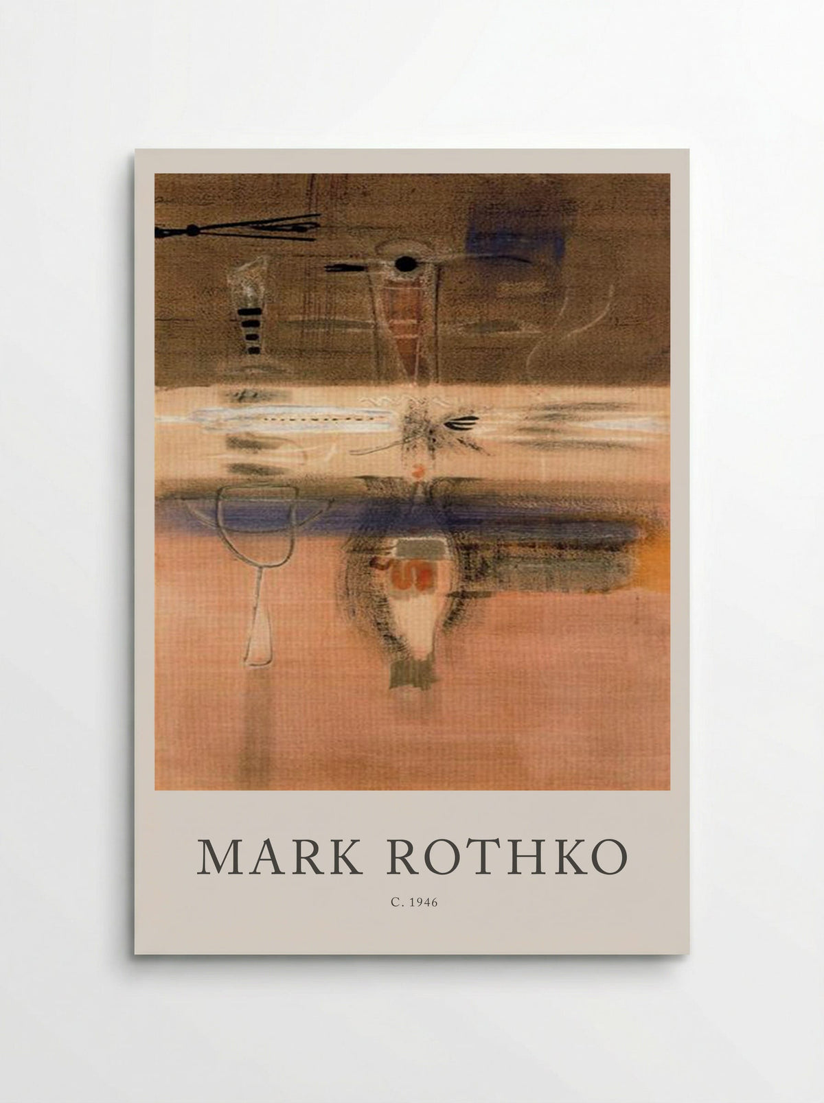 Untitled (Biomorphic Composition) - Mark Rothko - Poster