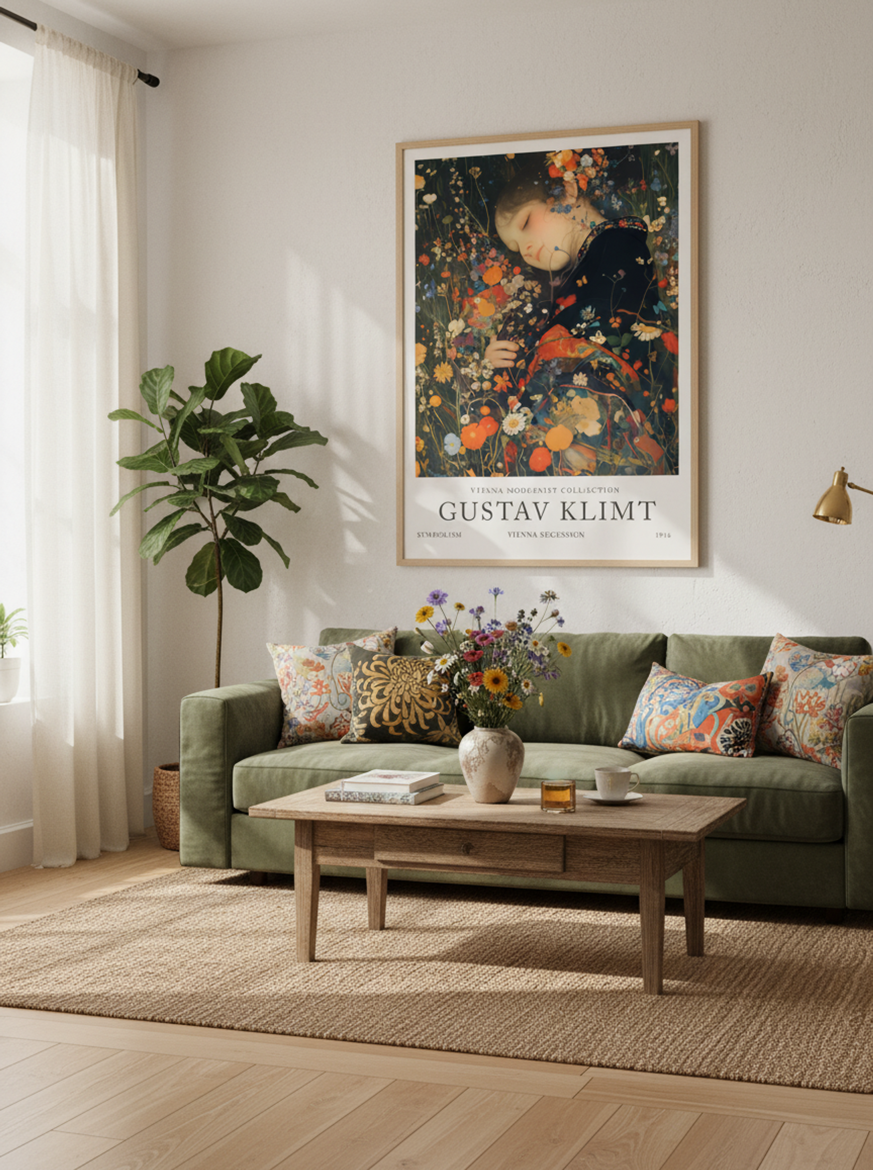 Lady of the Garden - Gustav Klimt - Lifestyle