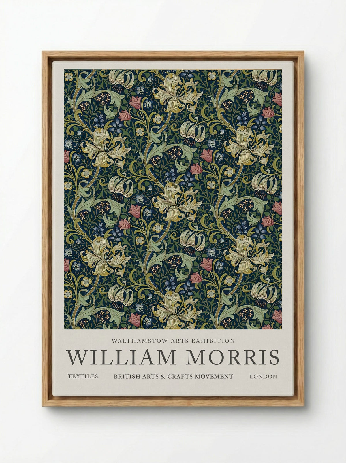Golden Lily Tapestry - William Morris - Fine Art Print