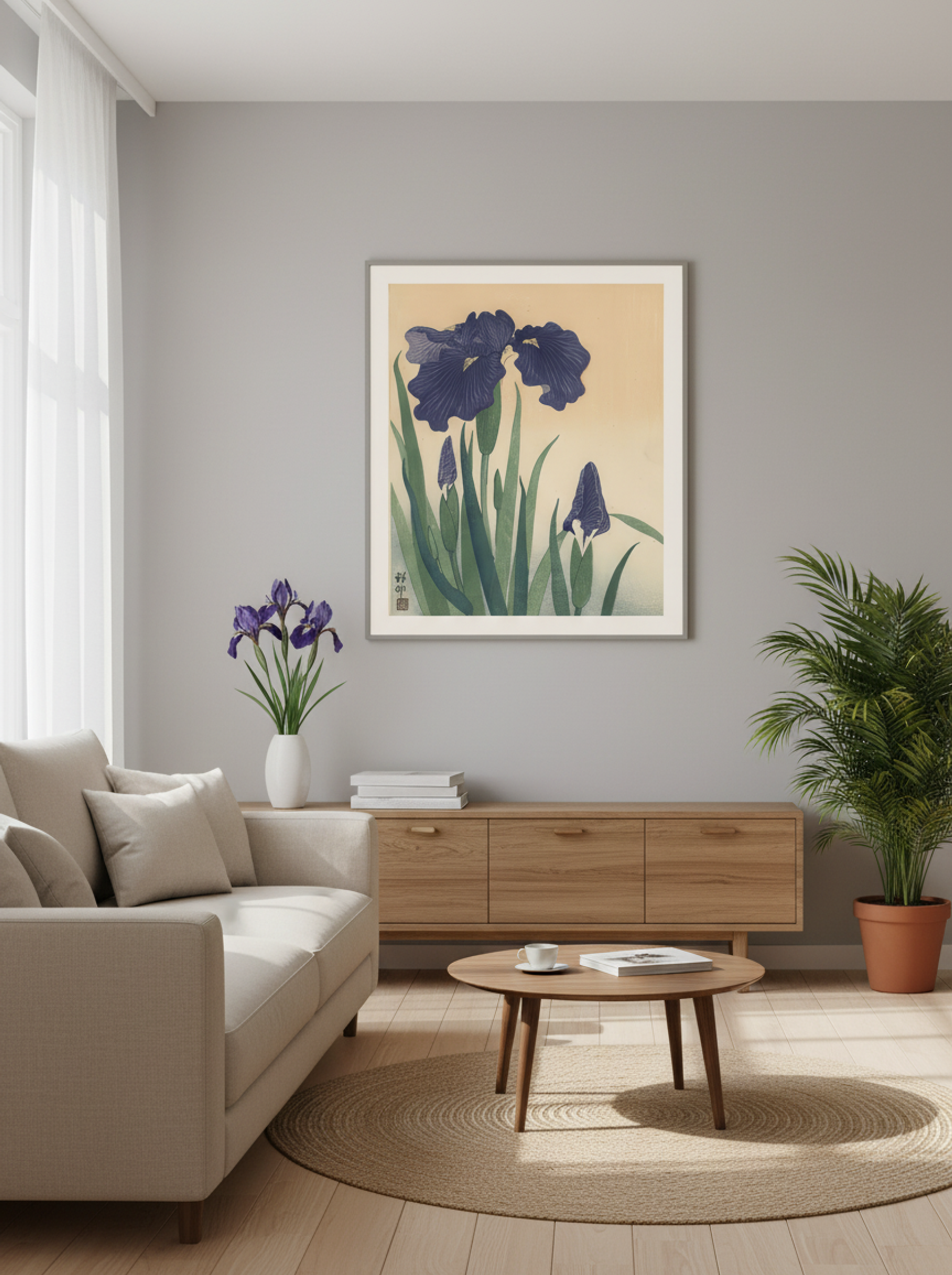 Flowering Iris 1934 - Ohara Koson - Lifestyle