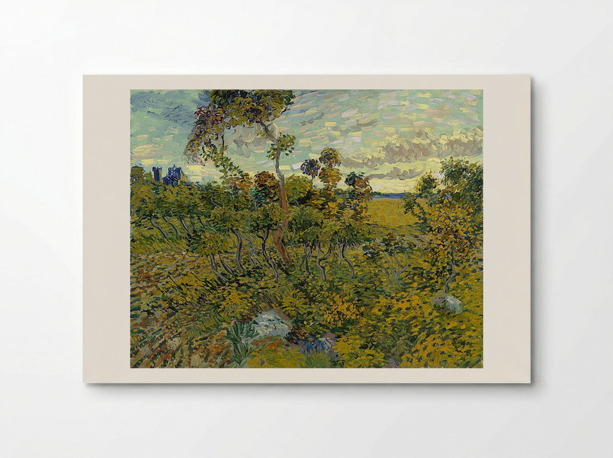 Sunset at Montmajour - Vincent van Gogh - Poster