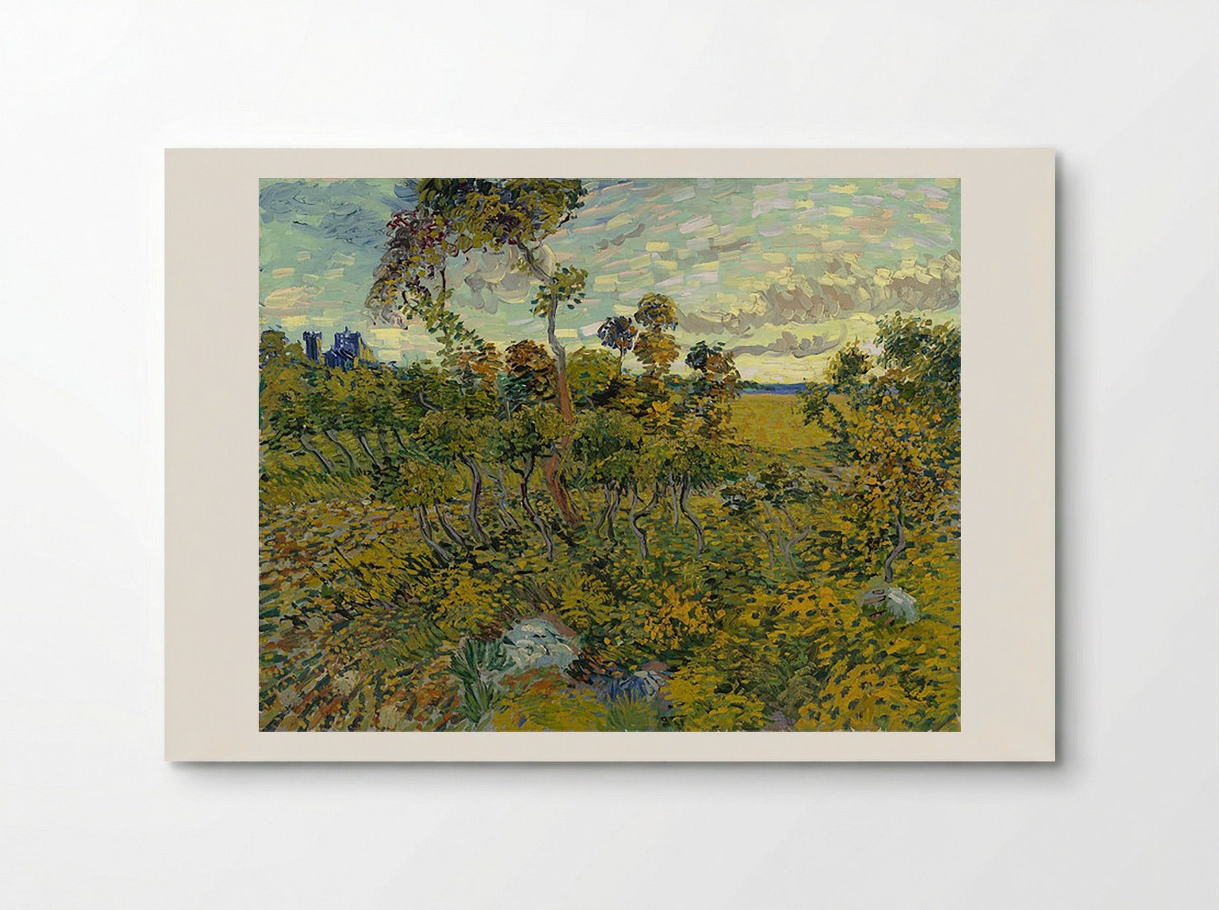 Sunset at Montmajour - Vincent van Gogh - Poster