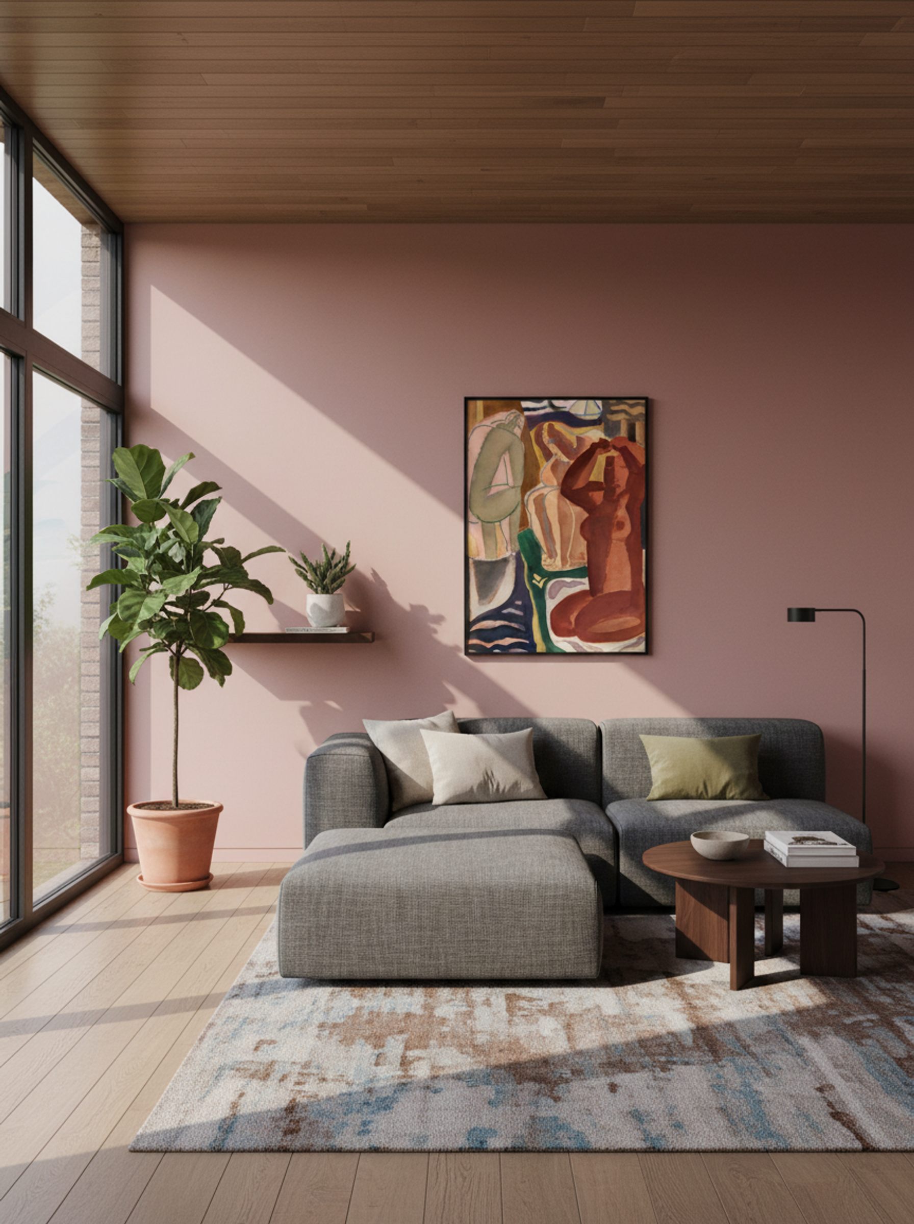 Two Bathing Women and a Bridge Figure - Leo Gestel - Lifestyle