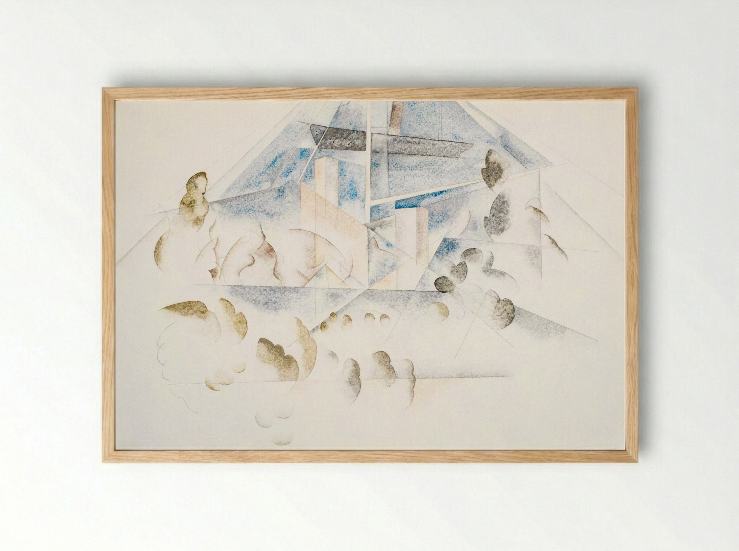 Bermuda: Masts and Foliage - Charles Demuth - Framed Print Wood