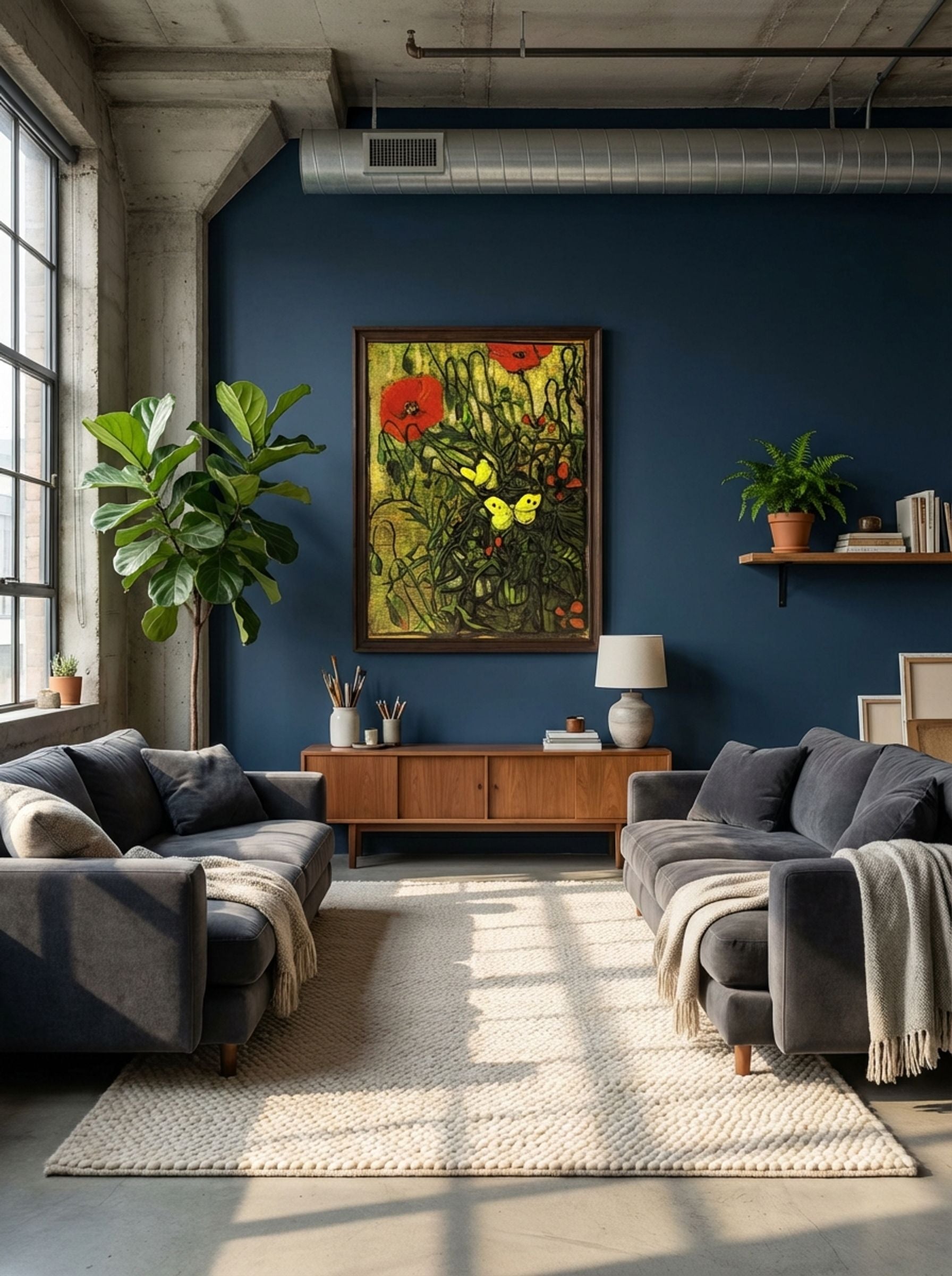 Poppies and Butterflies - Vincent van Gogh - Lifestyle