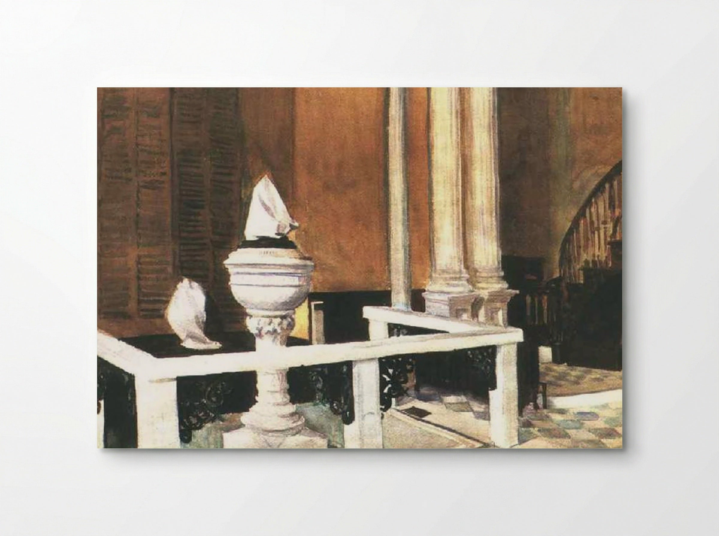 Baptistry of St. John's - Edward Hopper - Poster