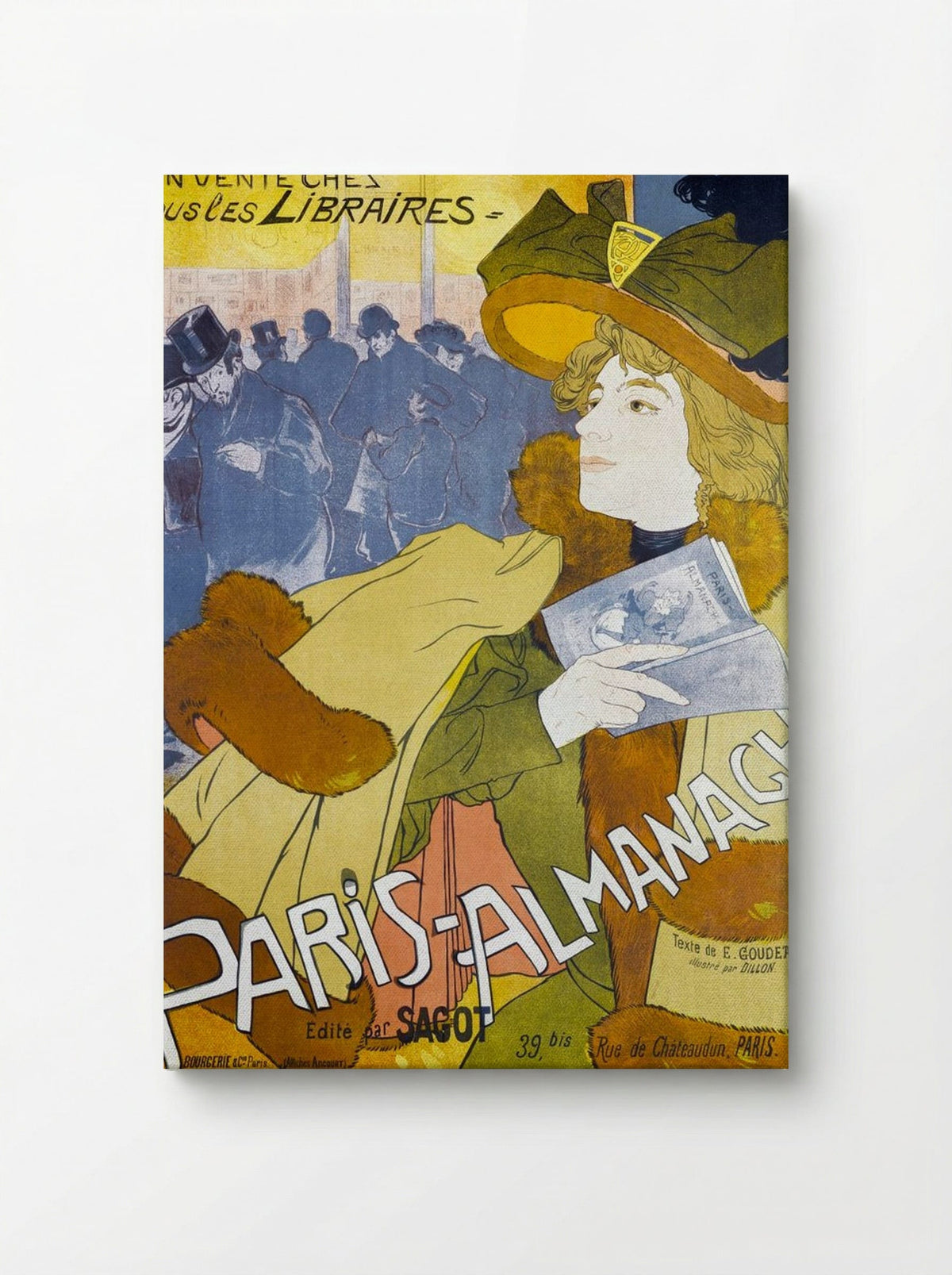 Paris-Almanach, 1894 - Georges de Feure - Canvas
