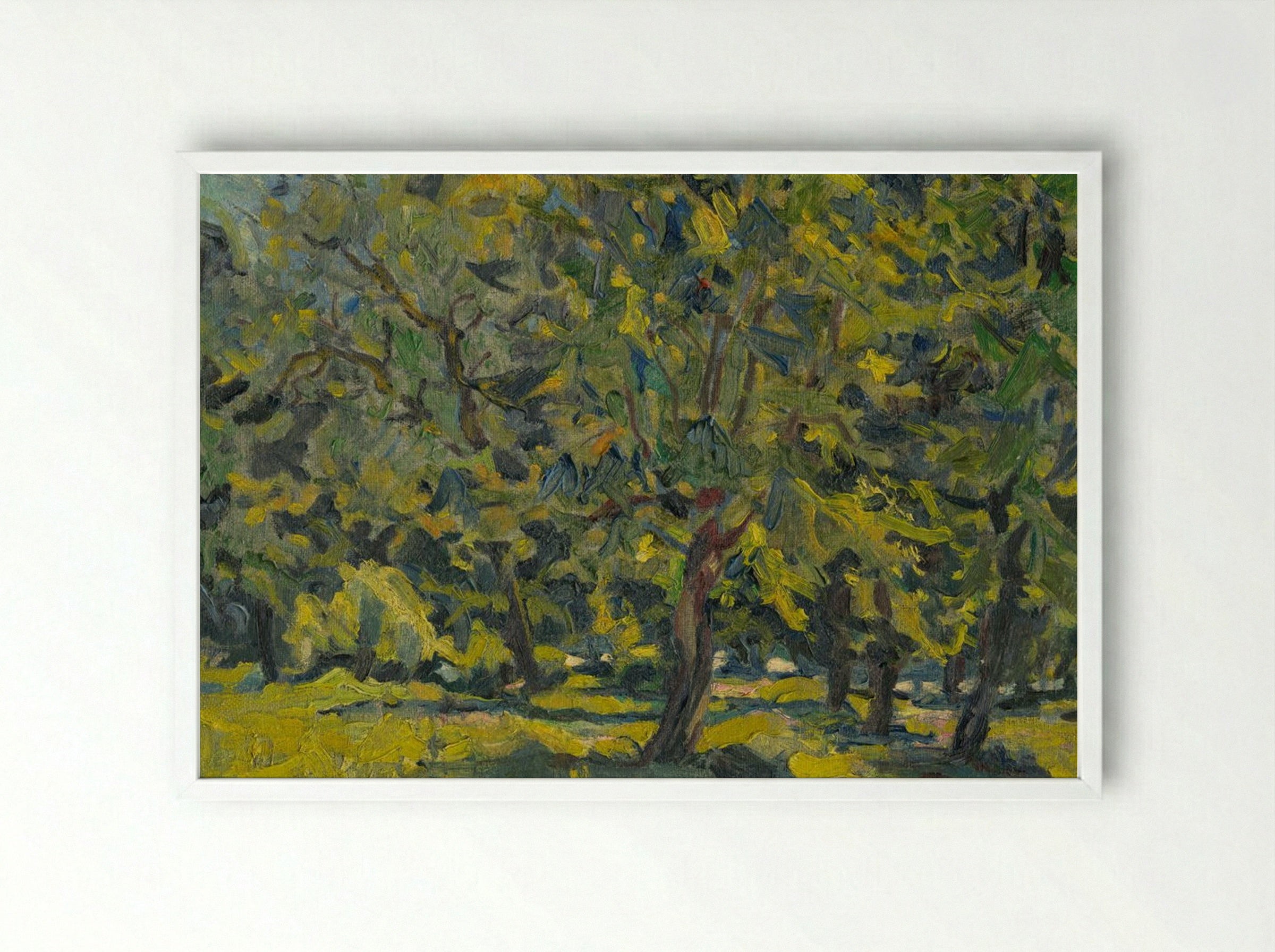 In the Park - Konstantin Bauer - Framed Print White