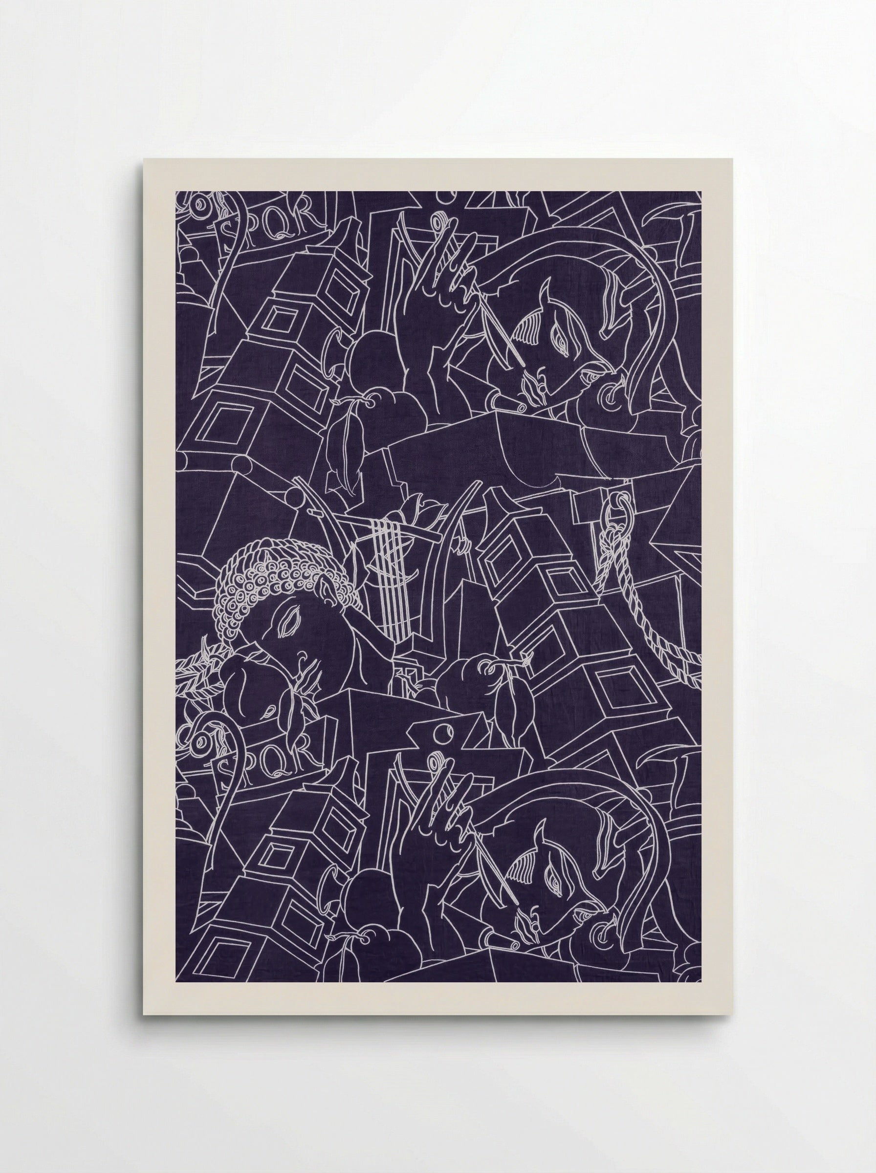 SPQR (Textile Design) - Victor Proetz - Poster