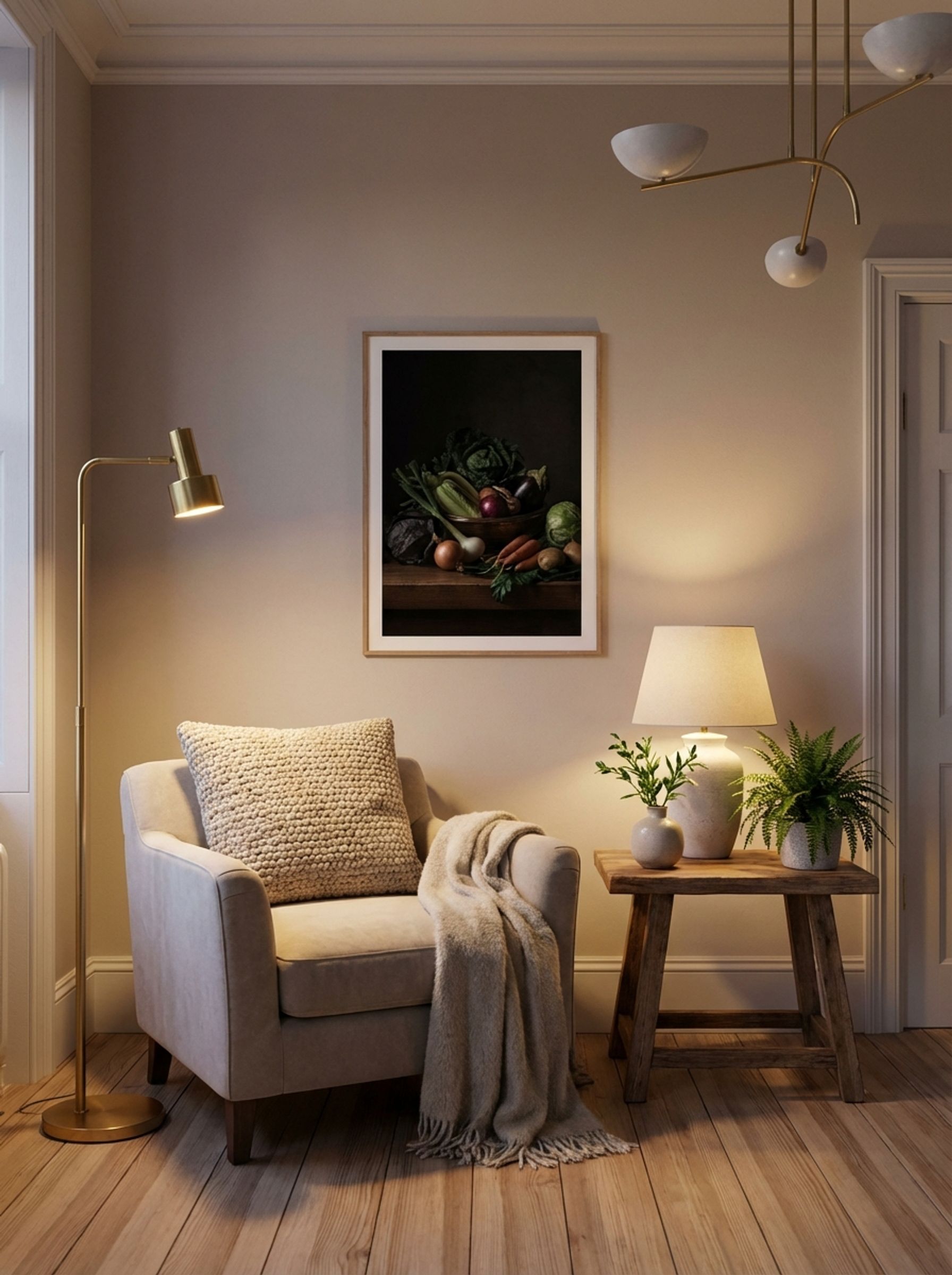 Still Life with Vegetables - Fine Art Print - Lifestyle