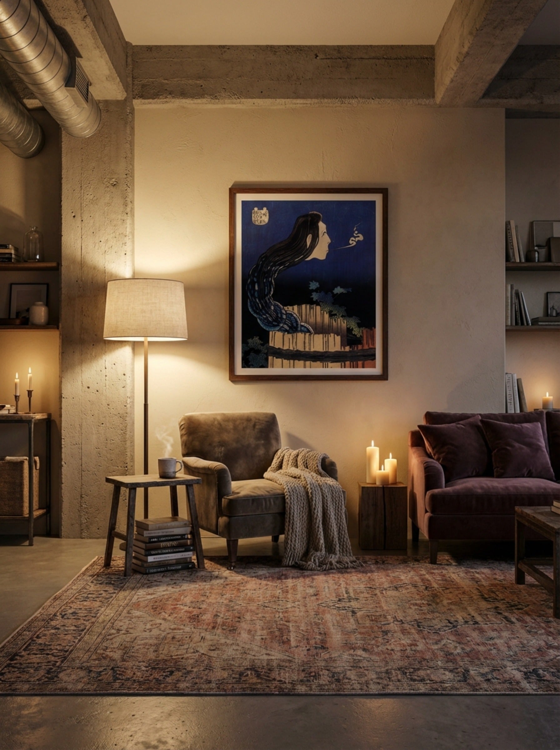 A Woman Ghost Appeared from a Well – Fine Art Print