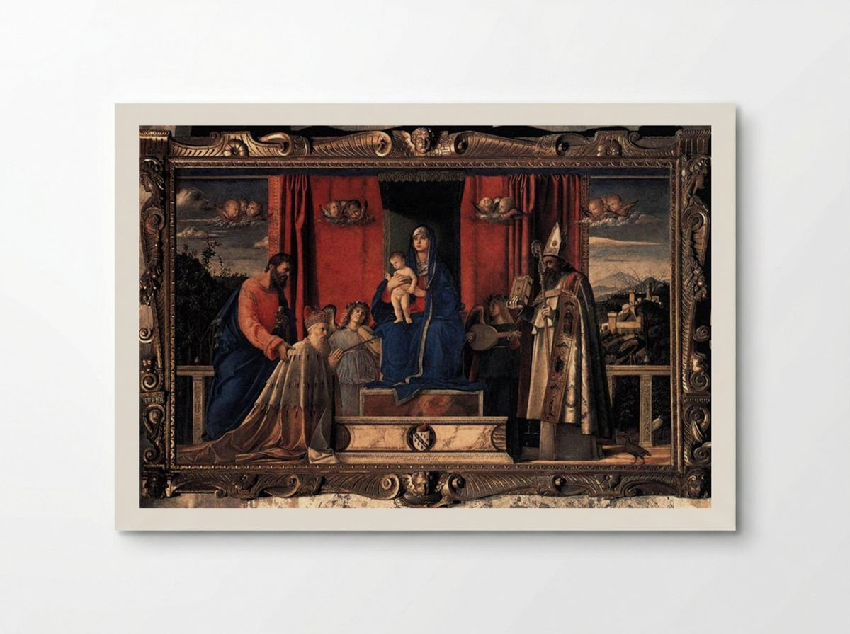 Barbarigo Altarpiece - Giovanni Bellini - Poster
