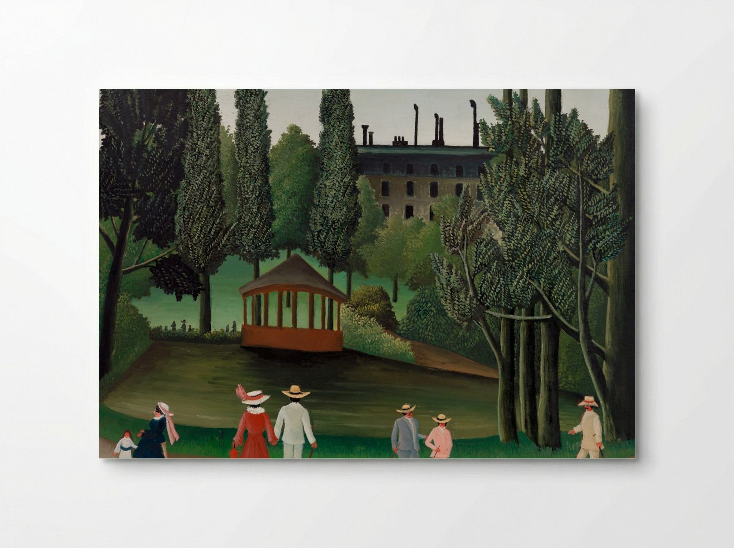 View of Montsouris Park, the Kiosk - Henri Rousseau - Poster