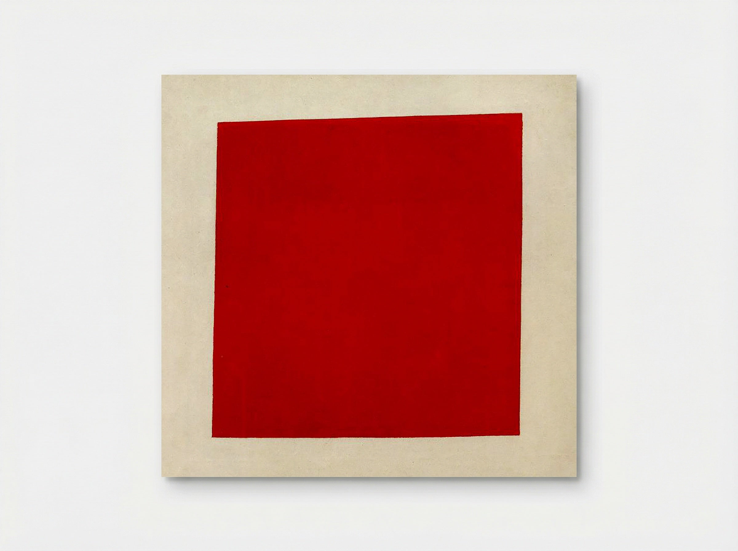Red Square: Painterly Realism of a Peasant Woman in Two Dimensions - Kazimir Malevich - Poster
