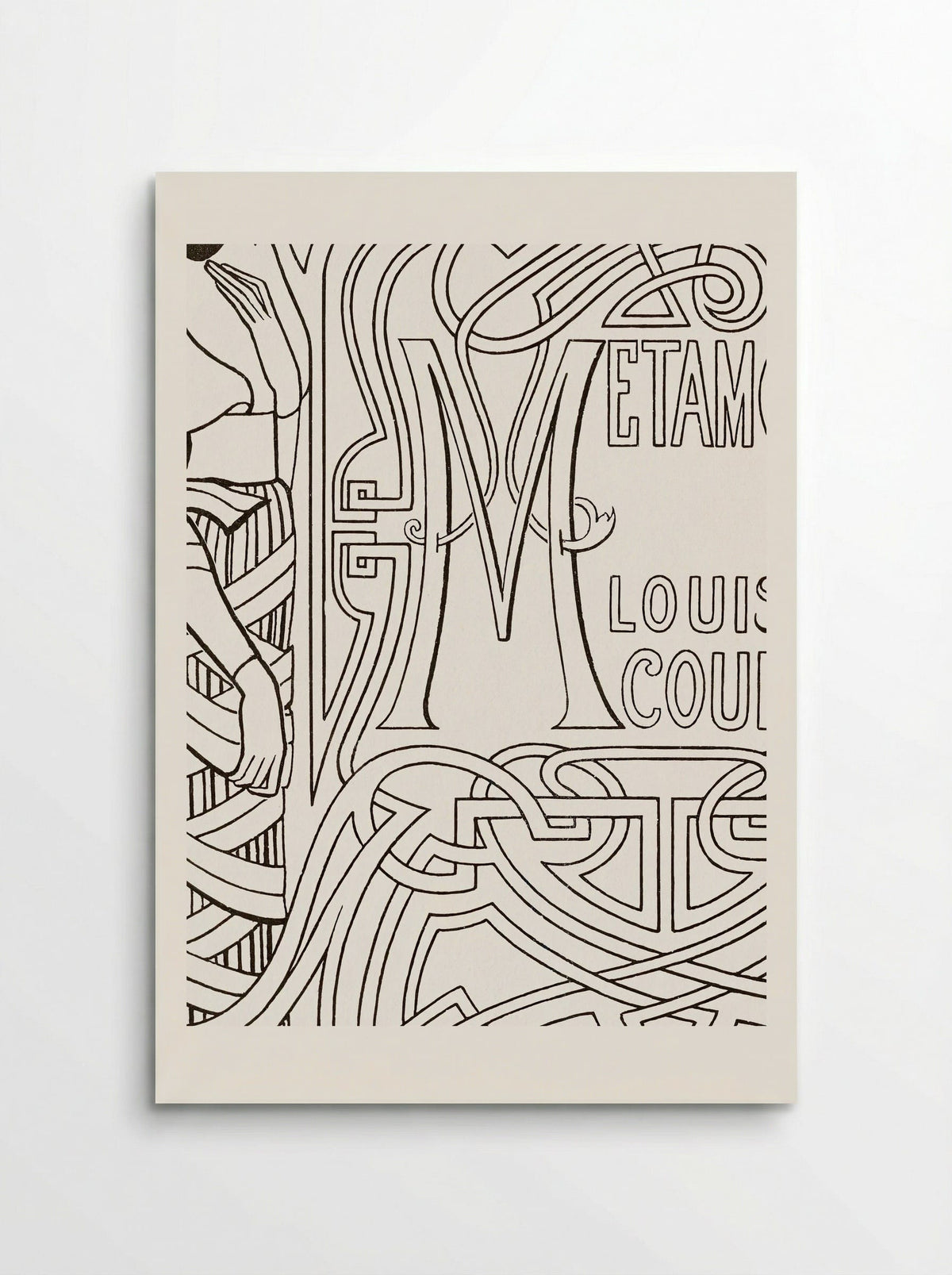 Book Binding Design for 'Metamorfoze' by Louis Couperus - Jan Toorop - Poster