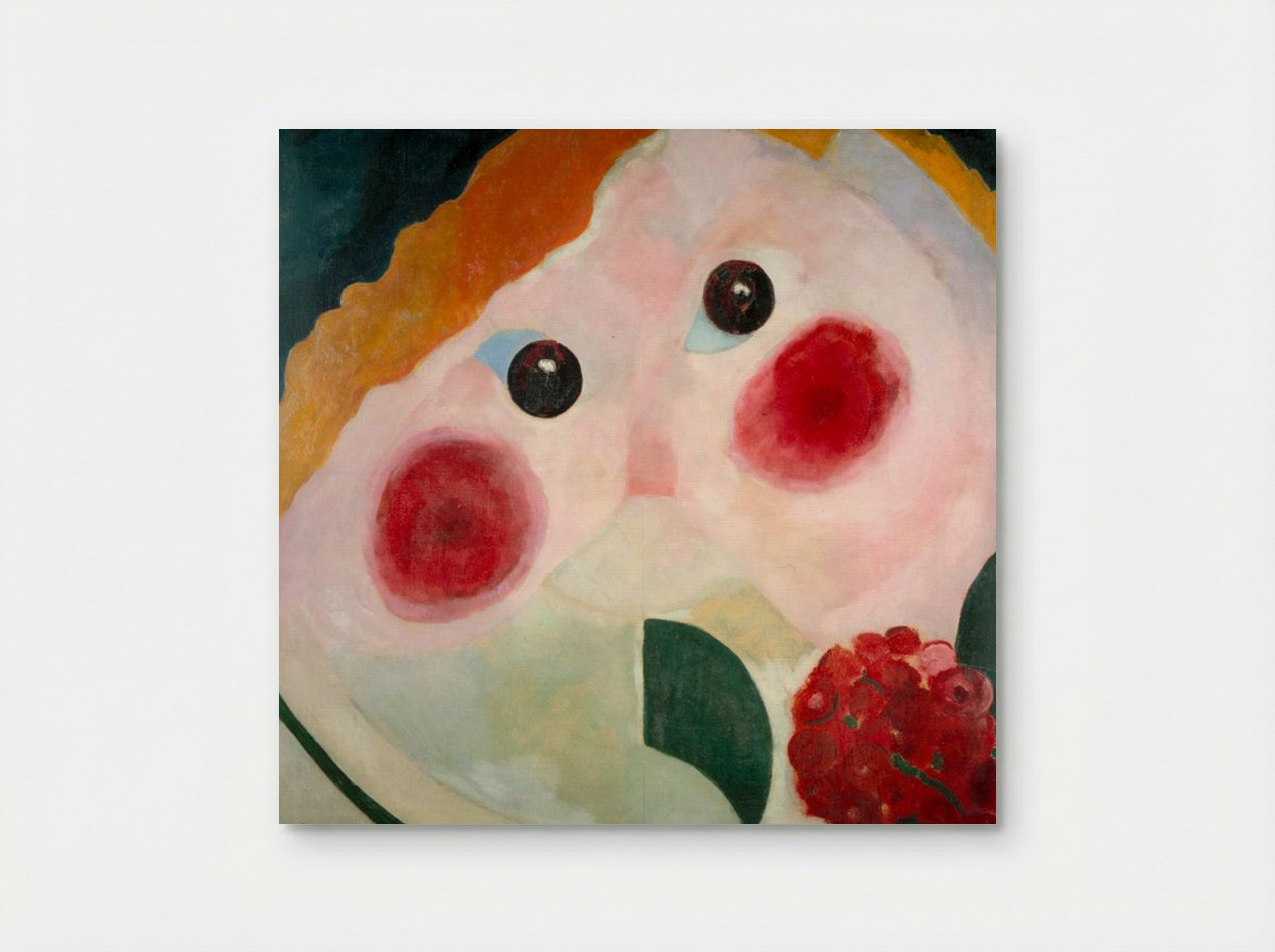 Girl with Ranunculus - Theo van Doesburg - Poster