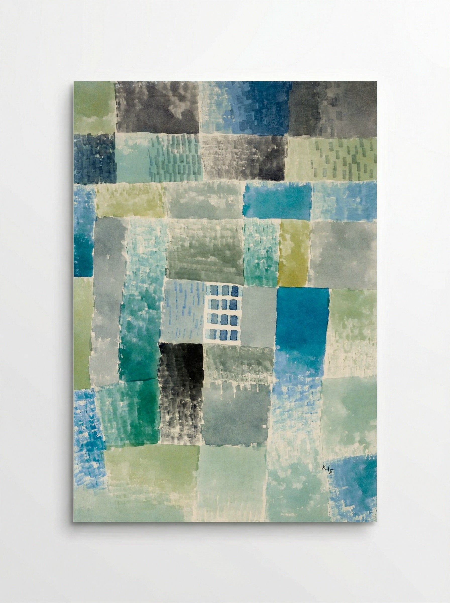 First House in a Settlement - Paul Klee - Poster