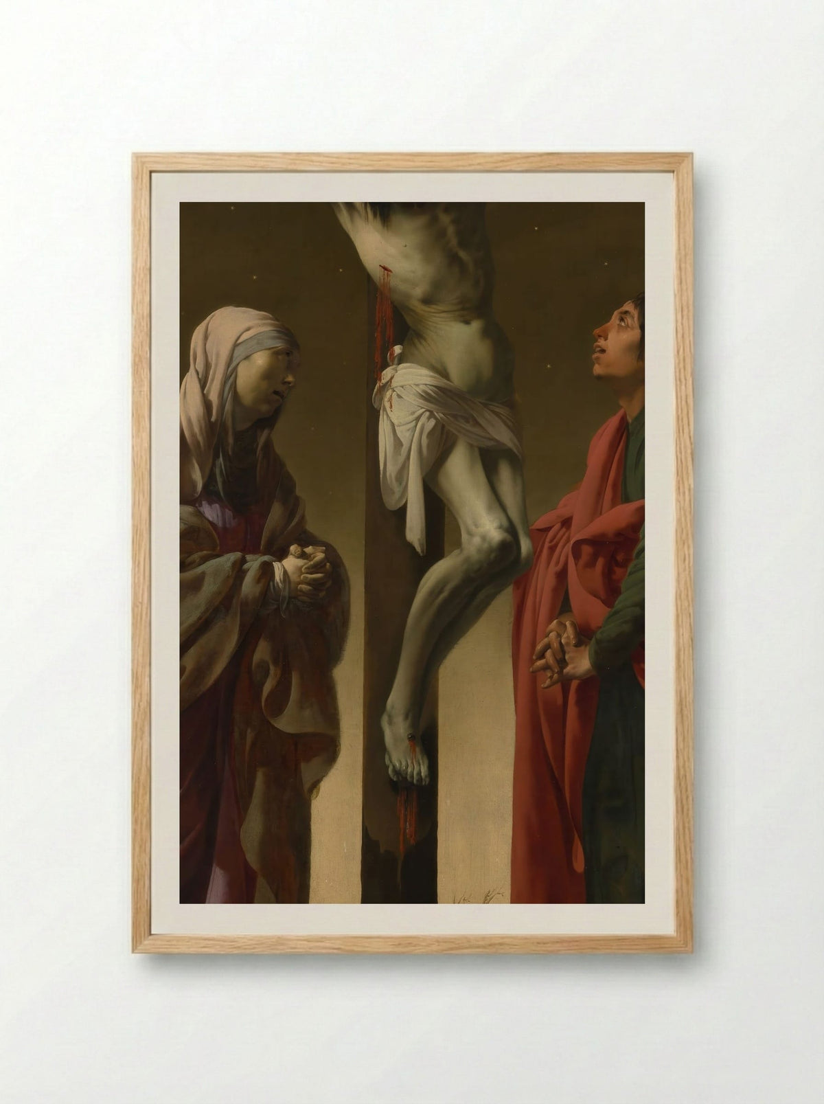 The Crucifixion - Philippe de Champaigne - Framed Print Wood