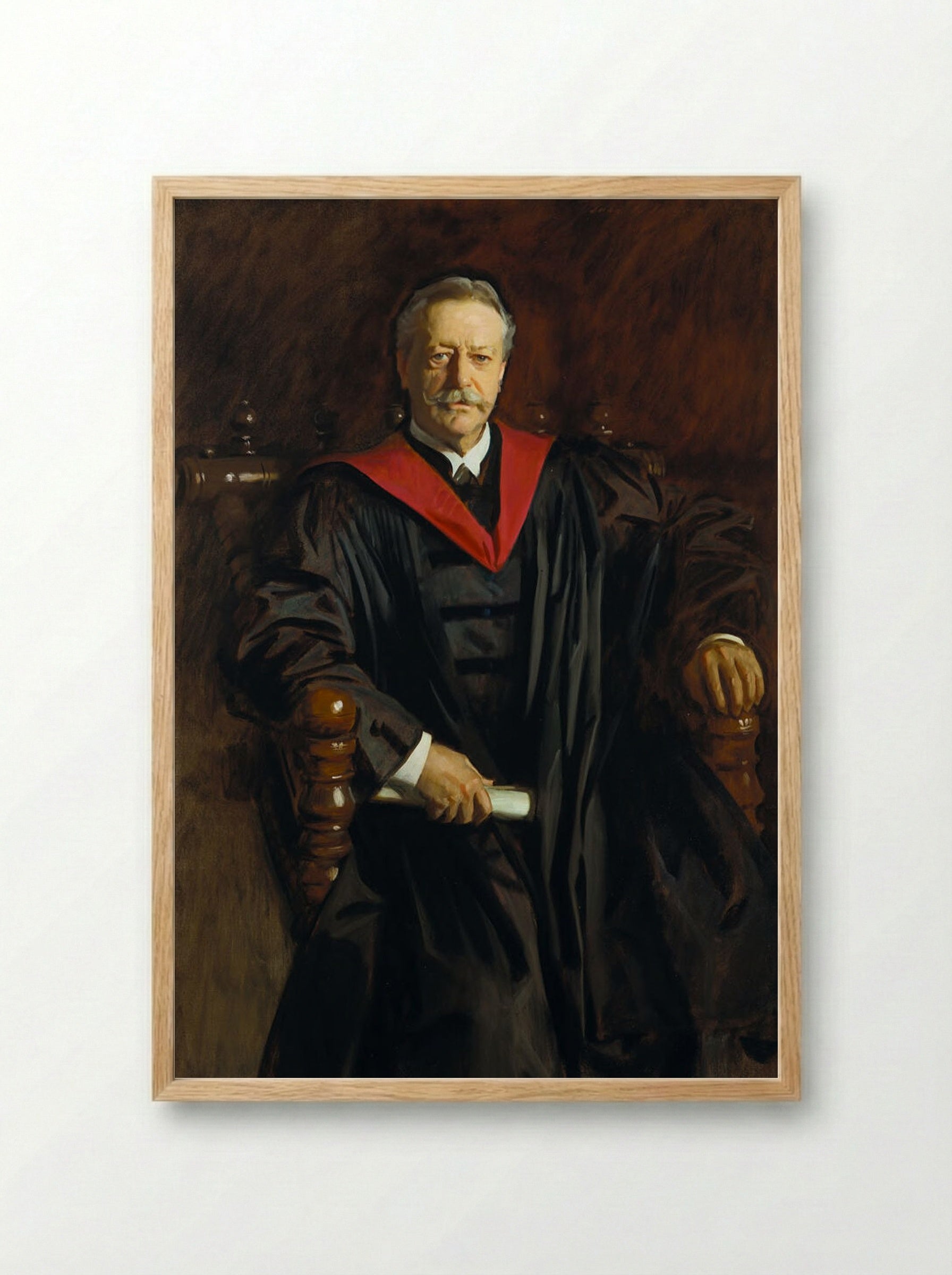 Abbott Lawrence Lowell - John Singer Sargent - Framed Print Wood