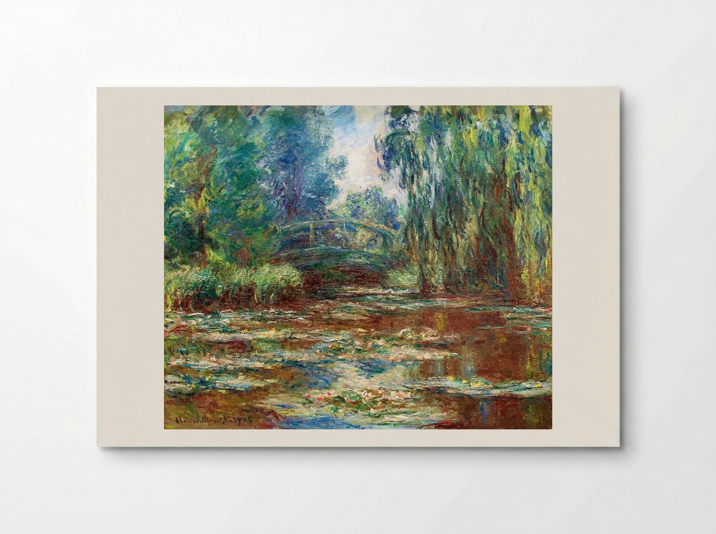 Water Lily Pond and Bridge - Claude Monet - Poster