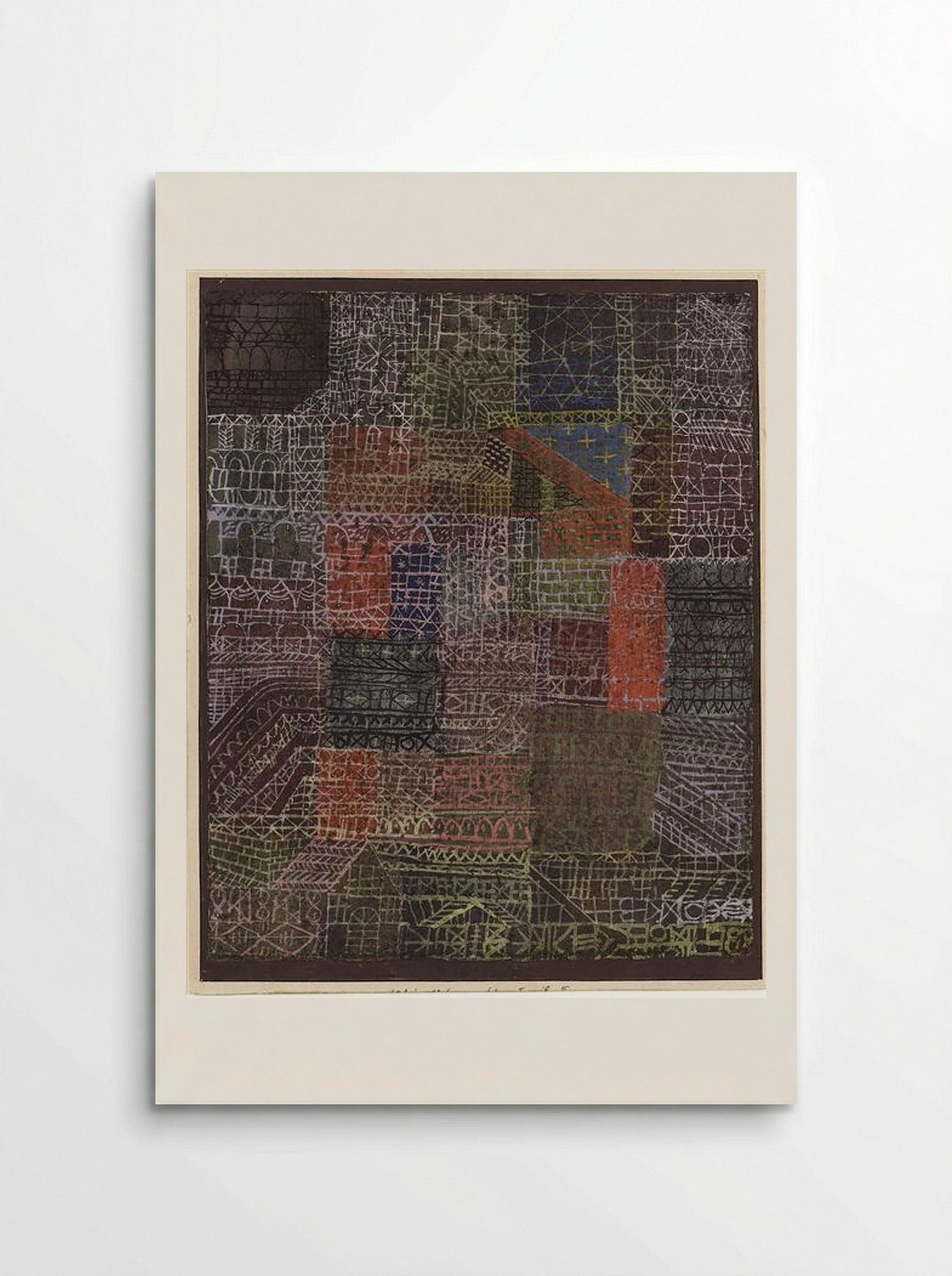 Structural II - Paul Klee - Poster