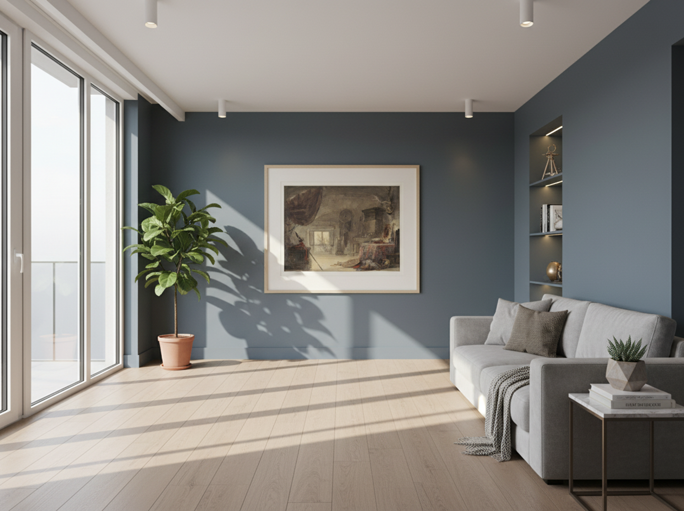 Zoldervertrek, ingericht als atelier (David Roberts) - David Roberts - Lifestyle