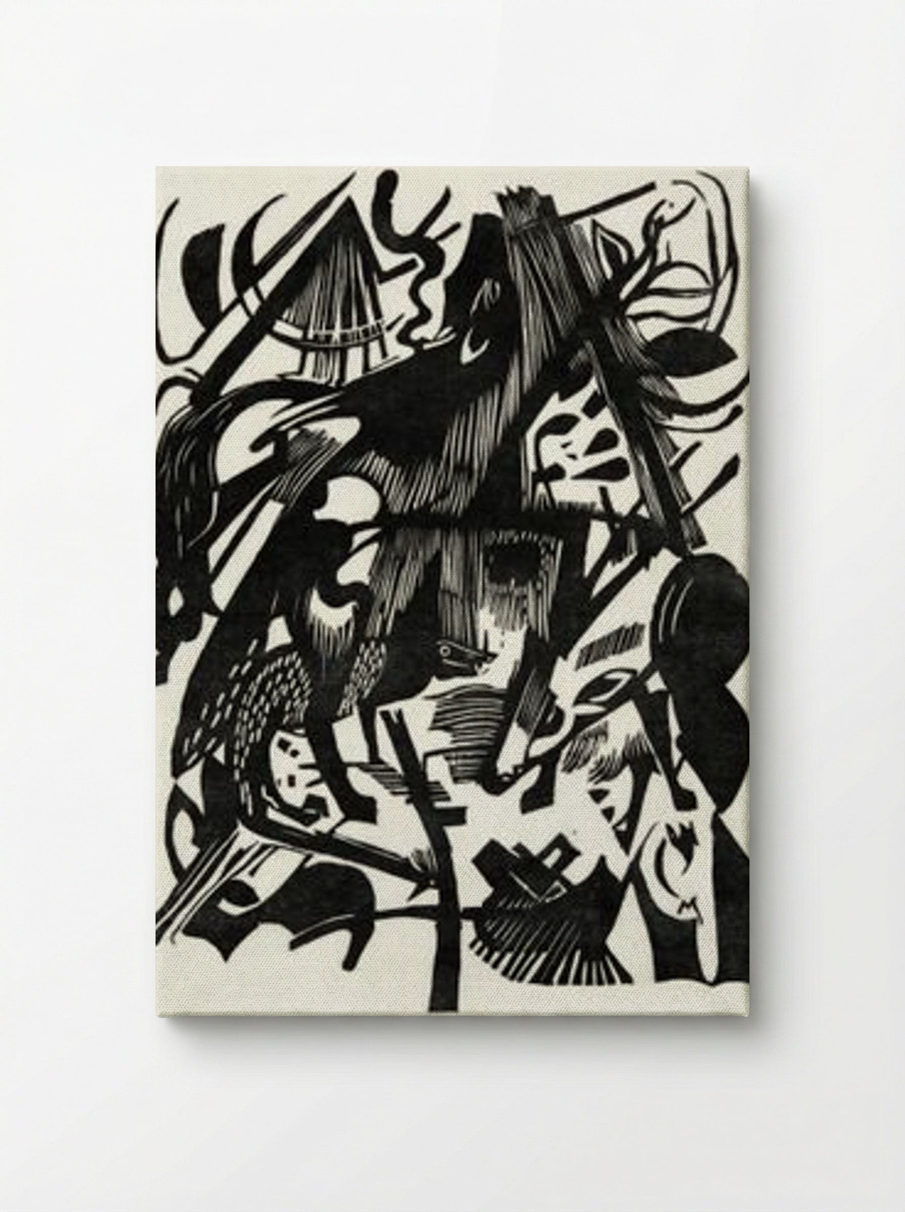 Birth of the Wolves - Franz Marc - Canvas