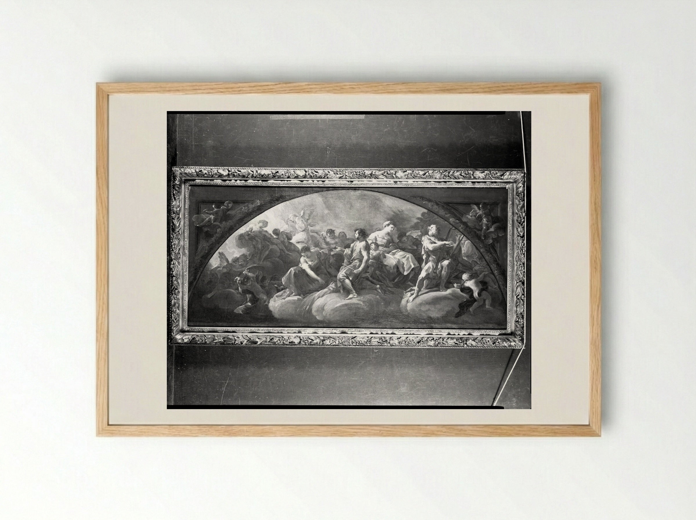 A Group of Old Testament Figures - Corrado Giaquinto - Framed Print Wood