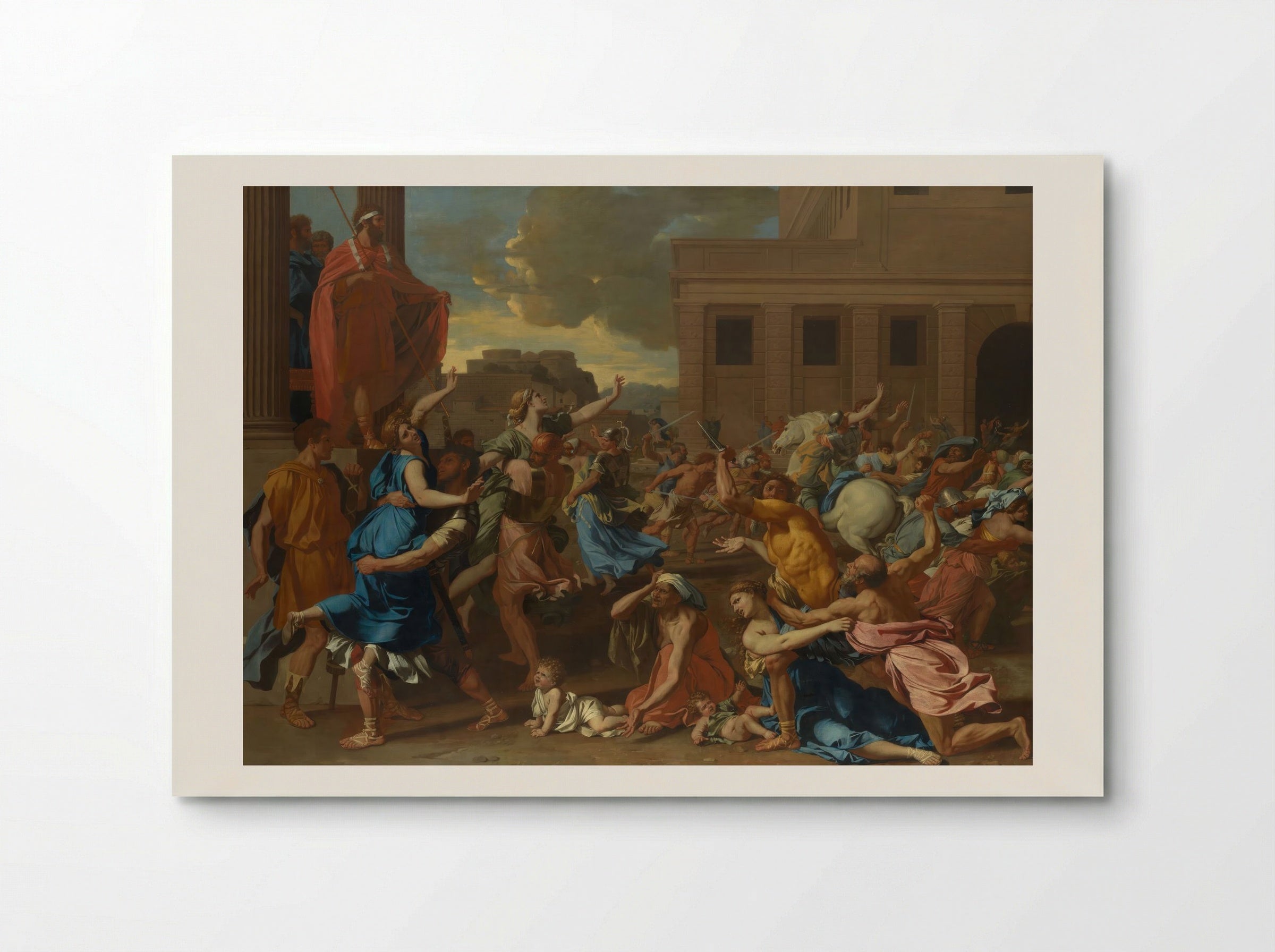The Abduction of the Sabine Women - Nicolas Poussin - Poster