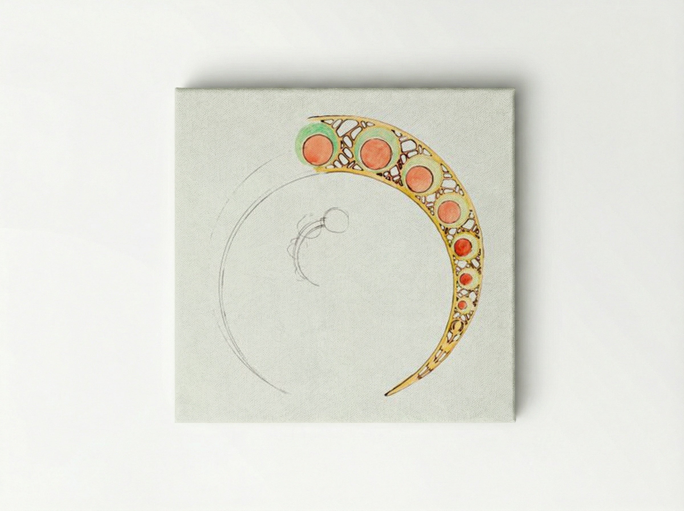 Design for Fouquet Boutique Hearth Frame - Alphonse Mucha - Canvas