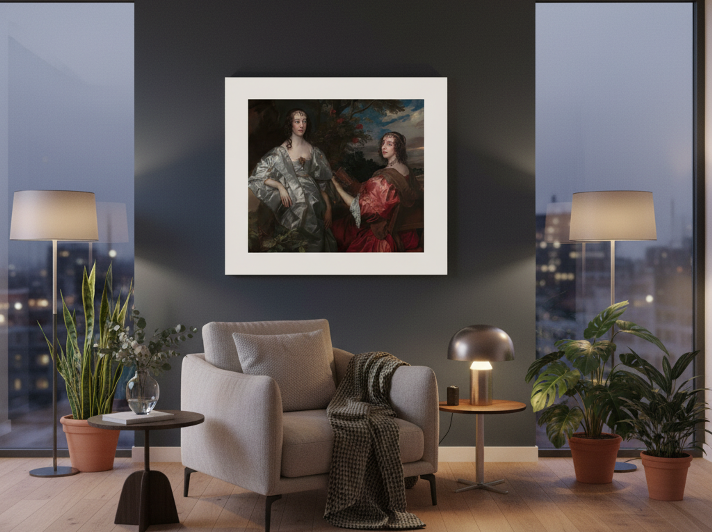 Katherine, Countess of Chesterfield, and Lucy, Countess of Huntingdon - Sir Anthony van Dyck - Lifestyle