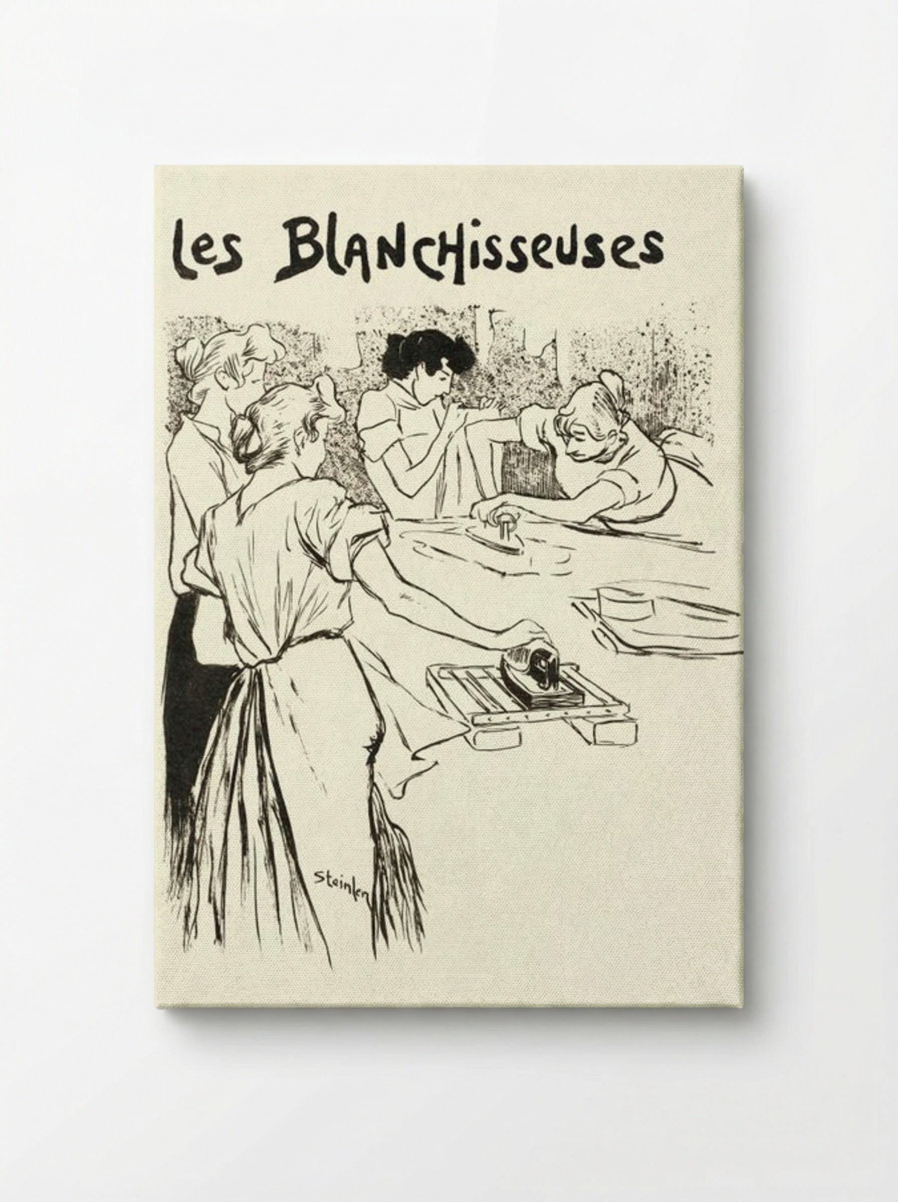 Les Blanchisseuses - Théophile Alexandre Steinlen - Canvas